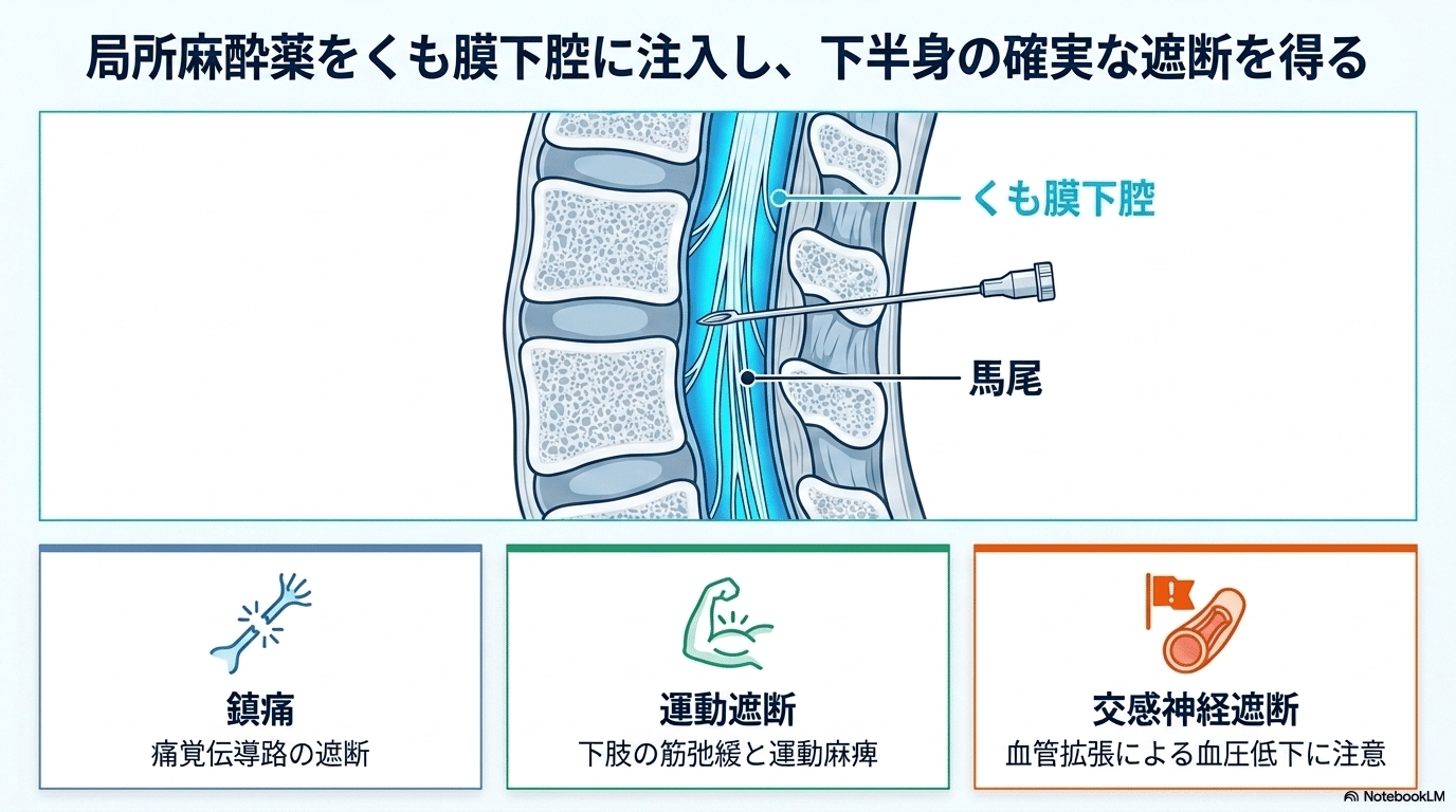 脊髄くも膜下麻酔とは何か：手順・薬剤・副作用を解説｜麻酔科M