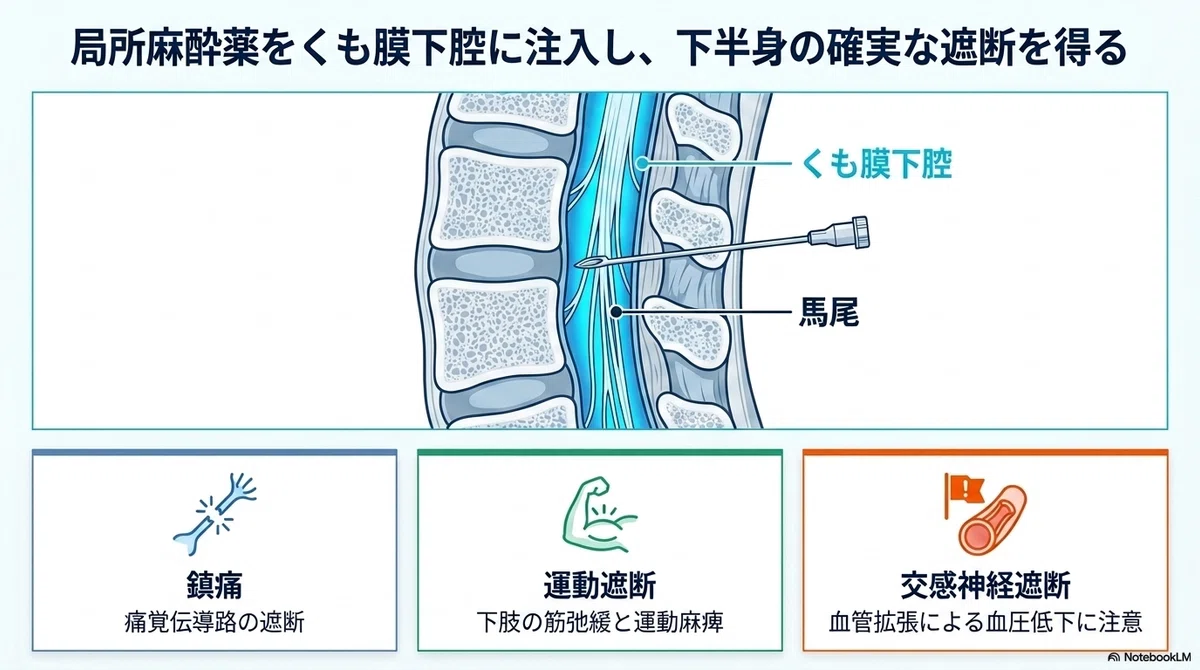 脊髄くも膜下麻酔とは何か：手順・薬剤・副作用を解説｜麻酔科M