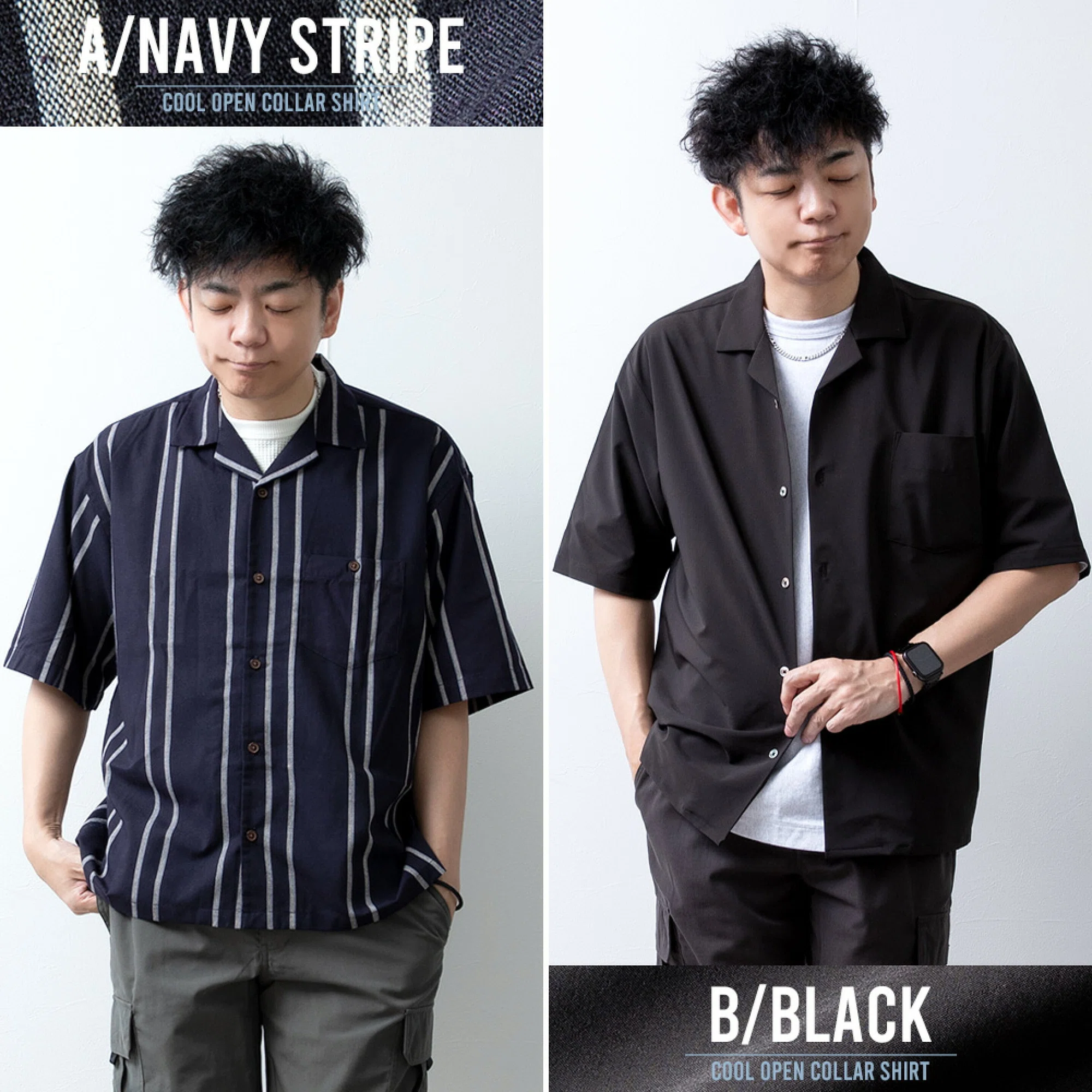 Generless Open-Collar Short-Sleeve Shirt for a Cool Summer 