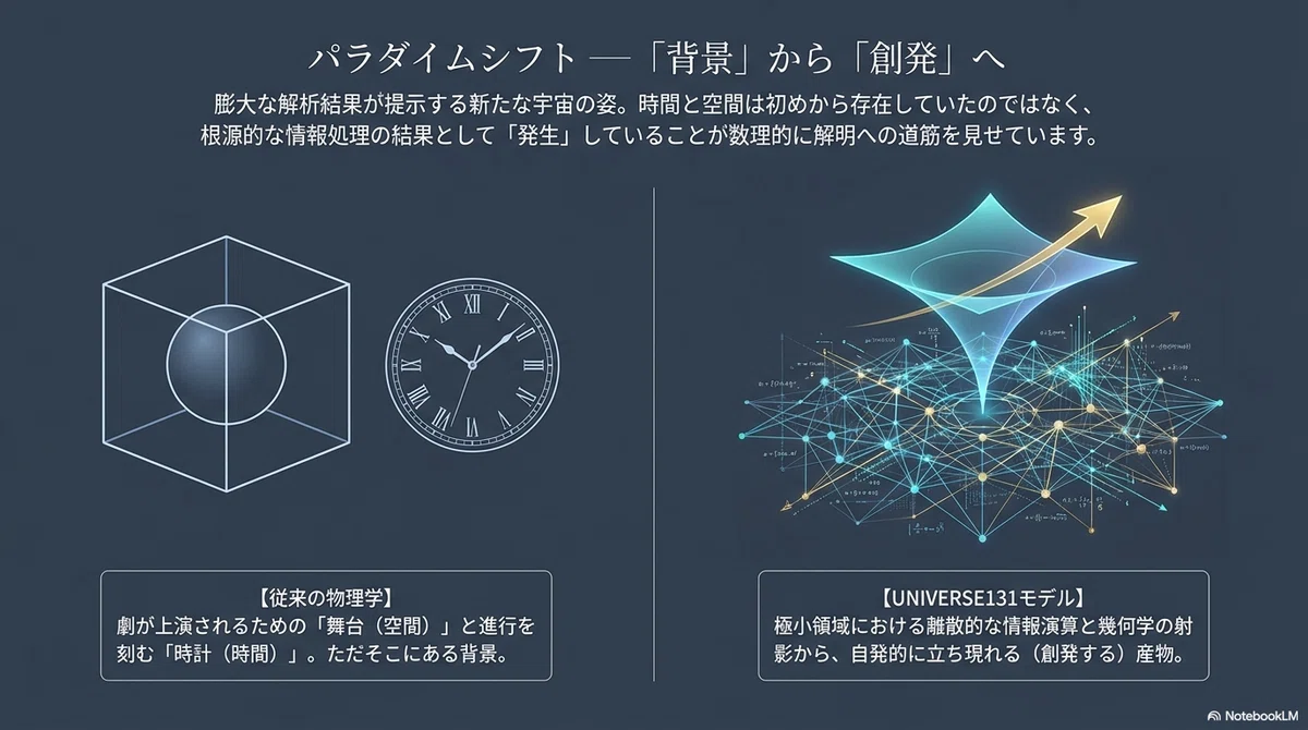 【幾何物理学】時間と空間|Cosmic Order