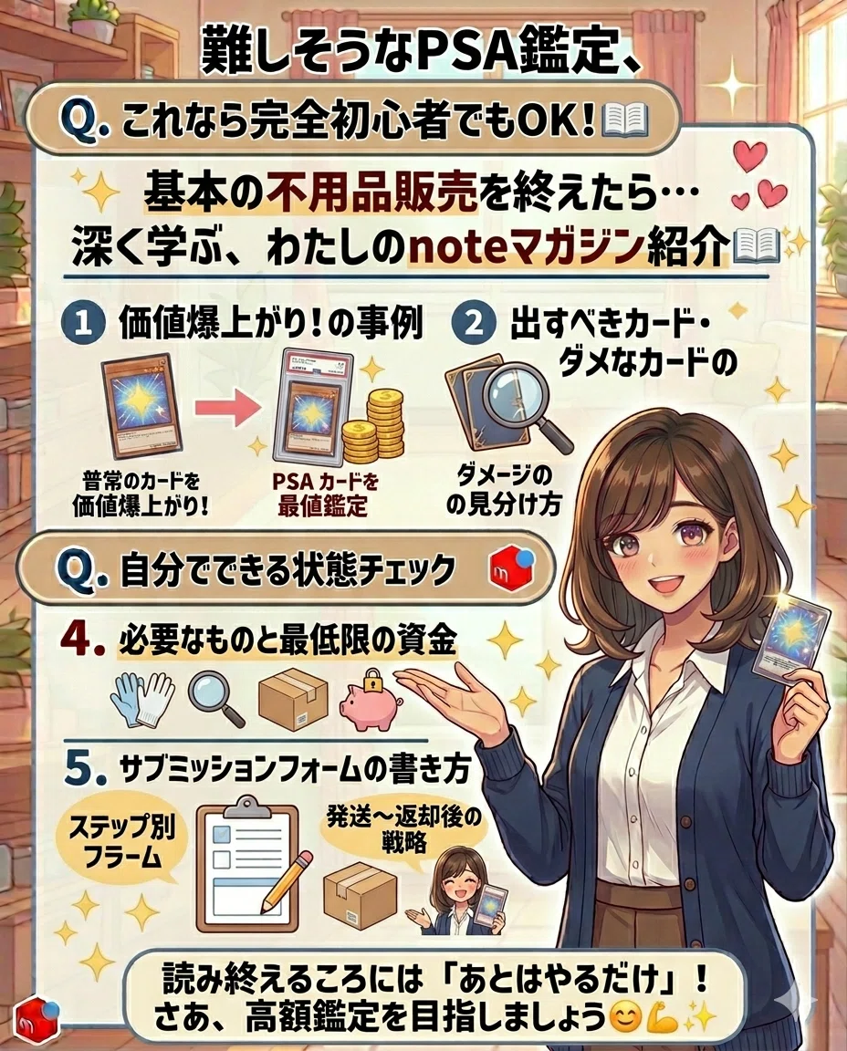 PSA JAPAN鑑定【2026年完全版】あなたのカードが宝物に変わる全手順