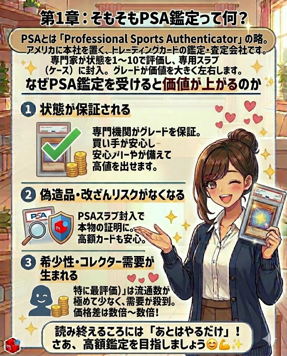 PSA JAPAN鑑定【2026年完全版】あなたのカードが宝物に変わる全手順