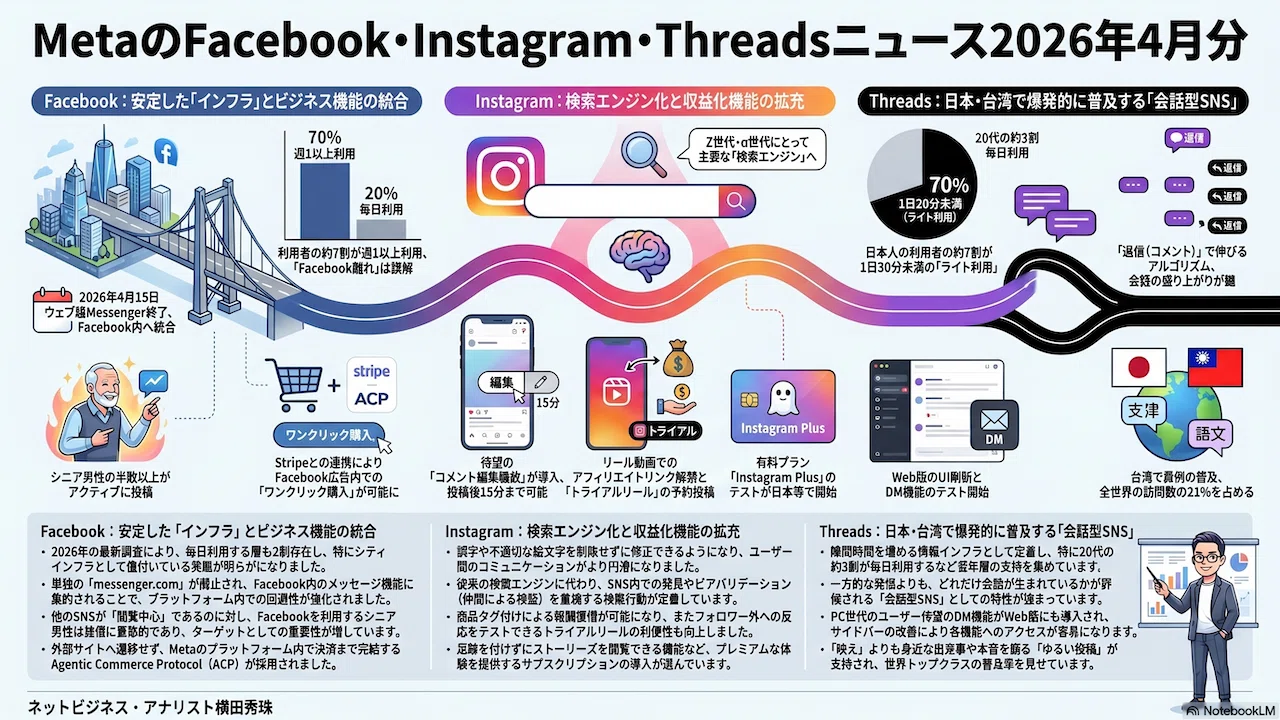 Meta's Facebook, Instagram, and Threads News for April 2026｜(新潟県)長岡造形大学 ...