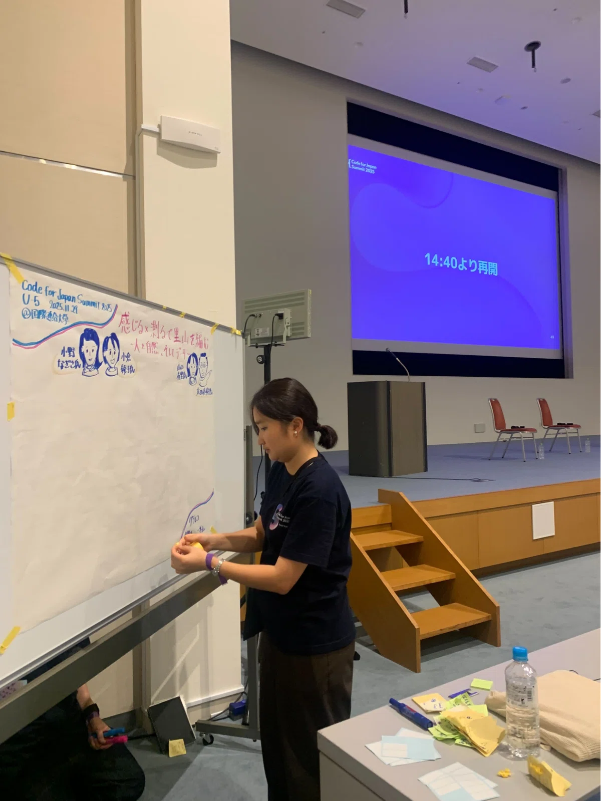 Code for Japan Summit 2025 でのグラフィックレコーディング｜とくみさ