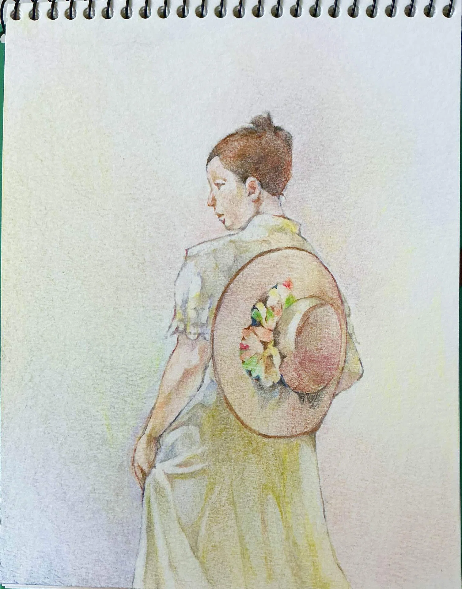 色鉛筆で挑戦！小磯良平 模写｜ぎんなん