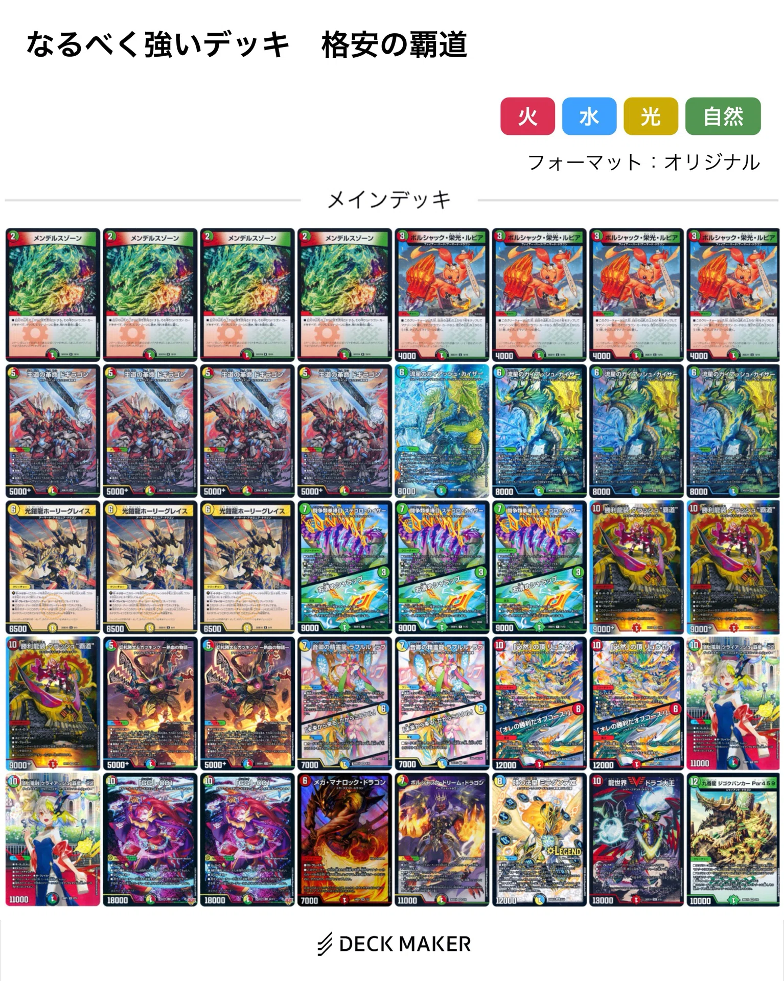 滑り込み】「ドキドキつよいデッキ」を使ってガイアッシュ覇道を組もう