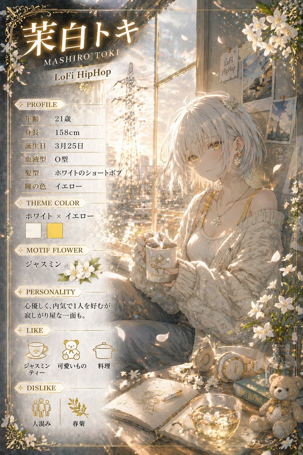 ChatGPTの画像生成が超絶進化したので十人十色ガールズのキャラクター