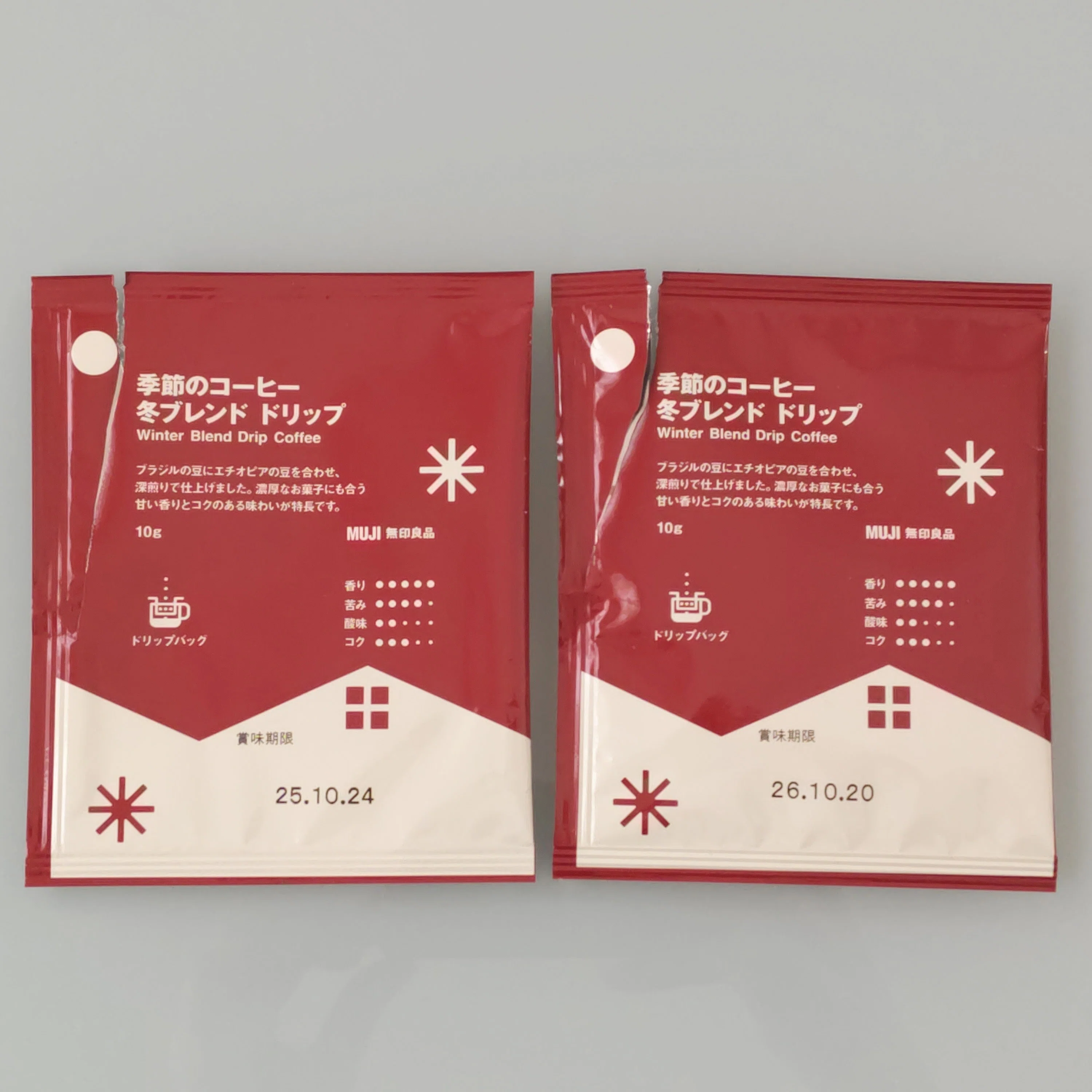 コーヒー 赤いパッケージ 私のコレクション ドリップバッグコーヒーの