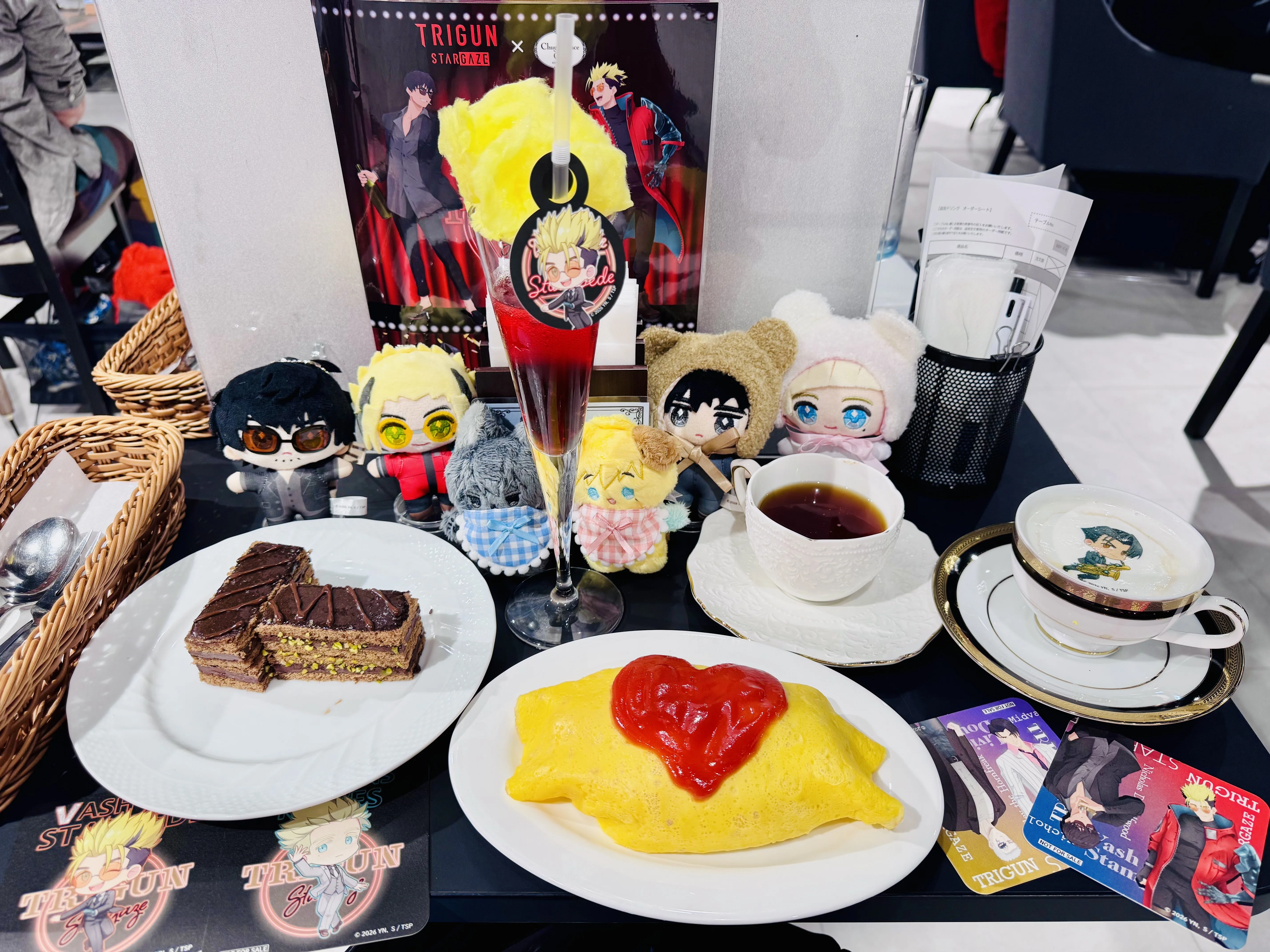 TRIGUN STARGAZE』× Chugai Grace Café（渋谷）に行ってきたよ｜banka