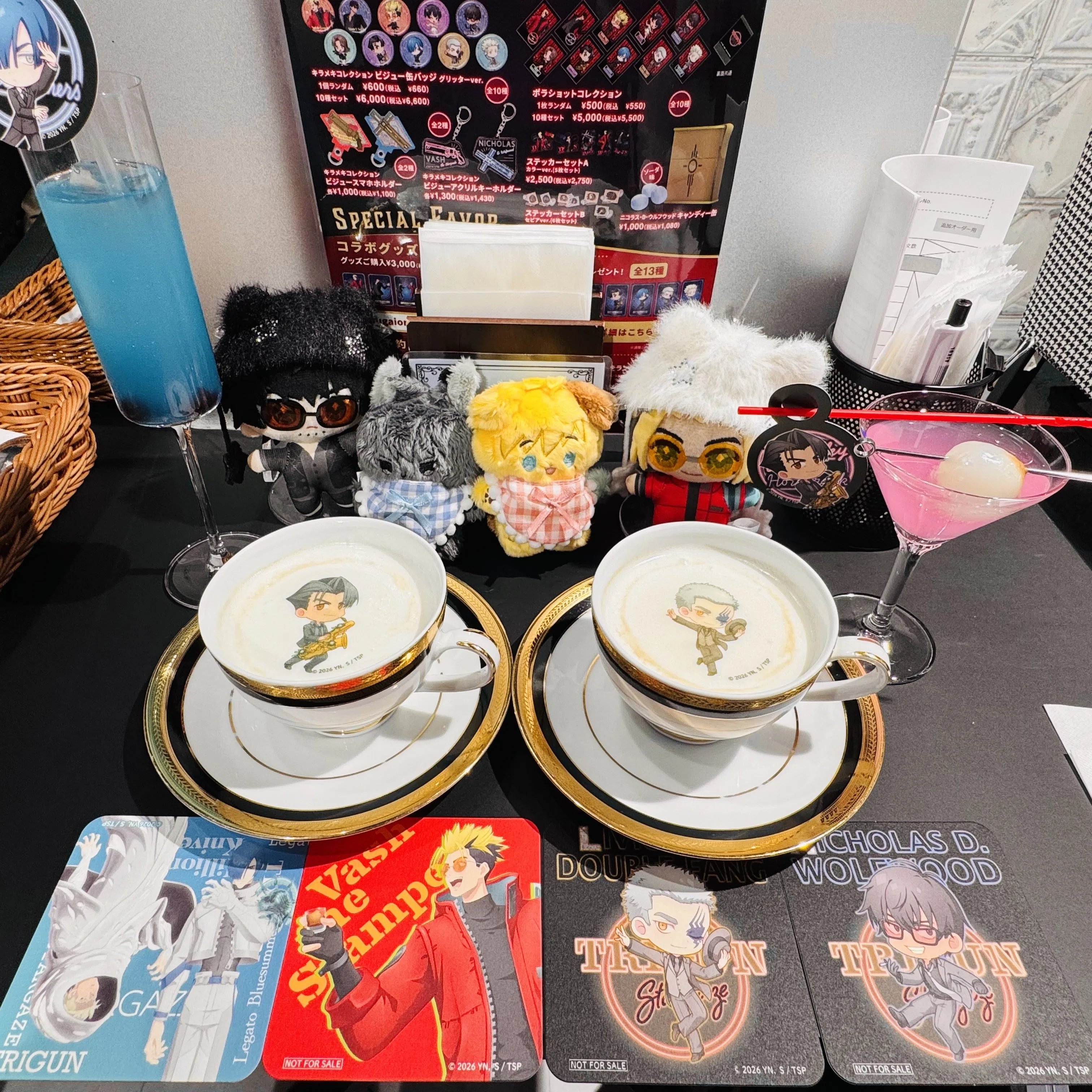 TRIGUN STARGAZE』× Chugai Grace Café（渋谷）に行ってきたよ｜banka