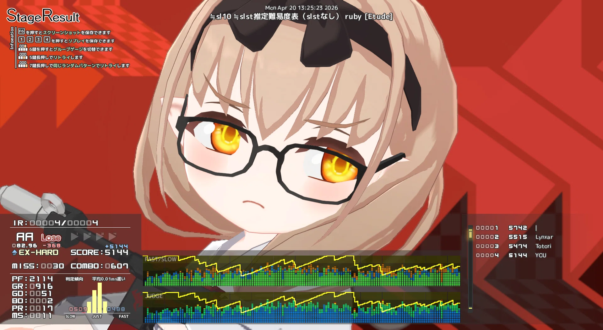 音ゲー日記20260420｜GRASS