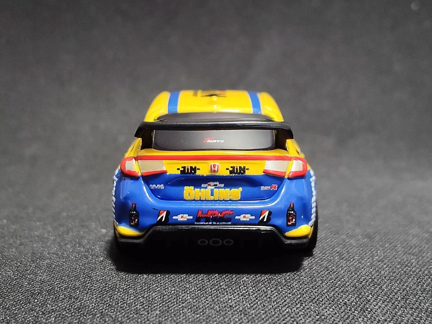 サポルト特注トミカ『ドライビングマジック×日本自動車大学校』OHLINS