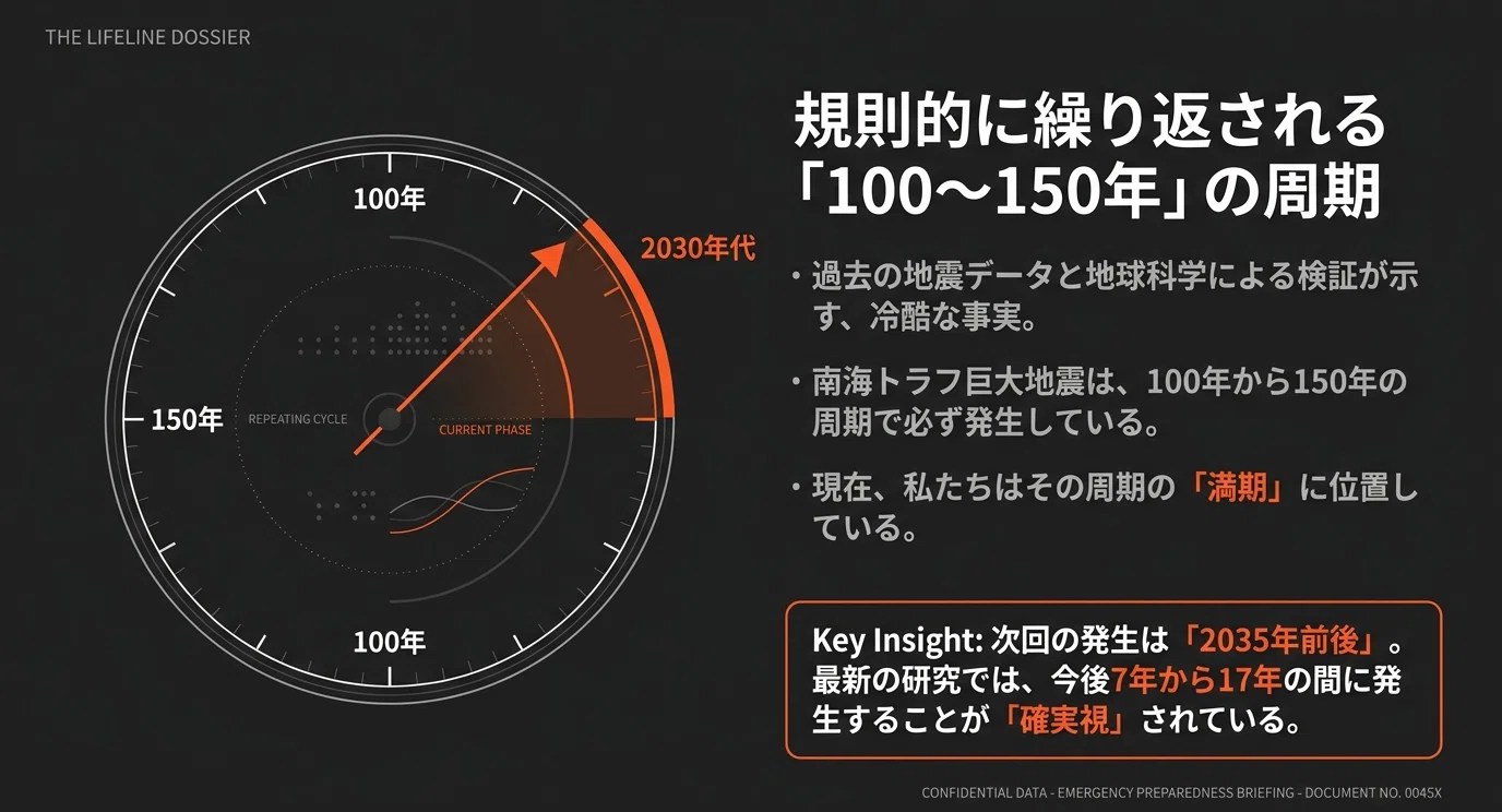 南海トラフ 予想日 最新 カウントダウン