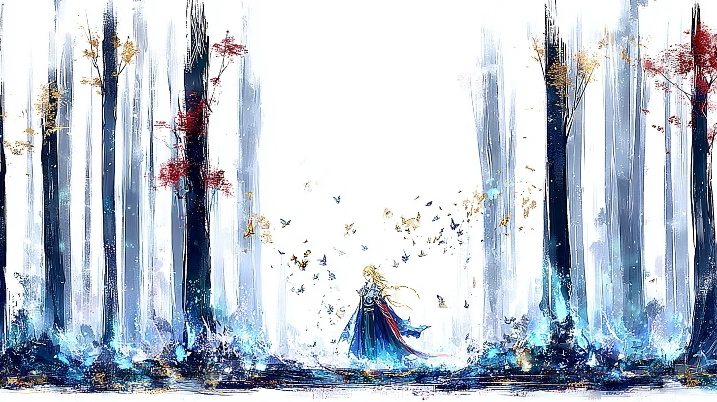AIイラスト]SREFで遊ぶ 透明感のある水彩ファンタジー｜みぽぽ