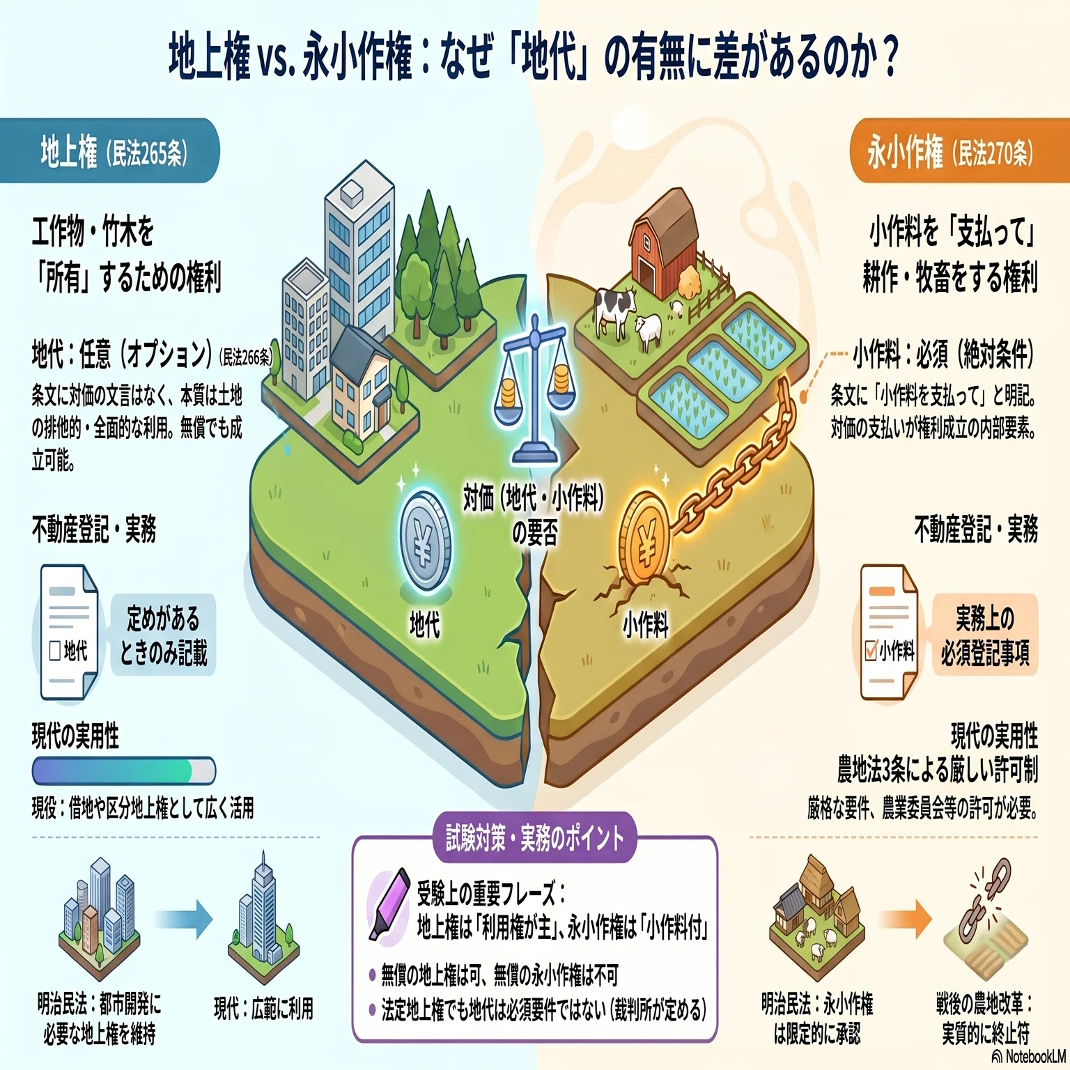 用益物権】 地上権と永小作権｜ナカジマ