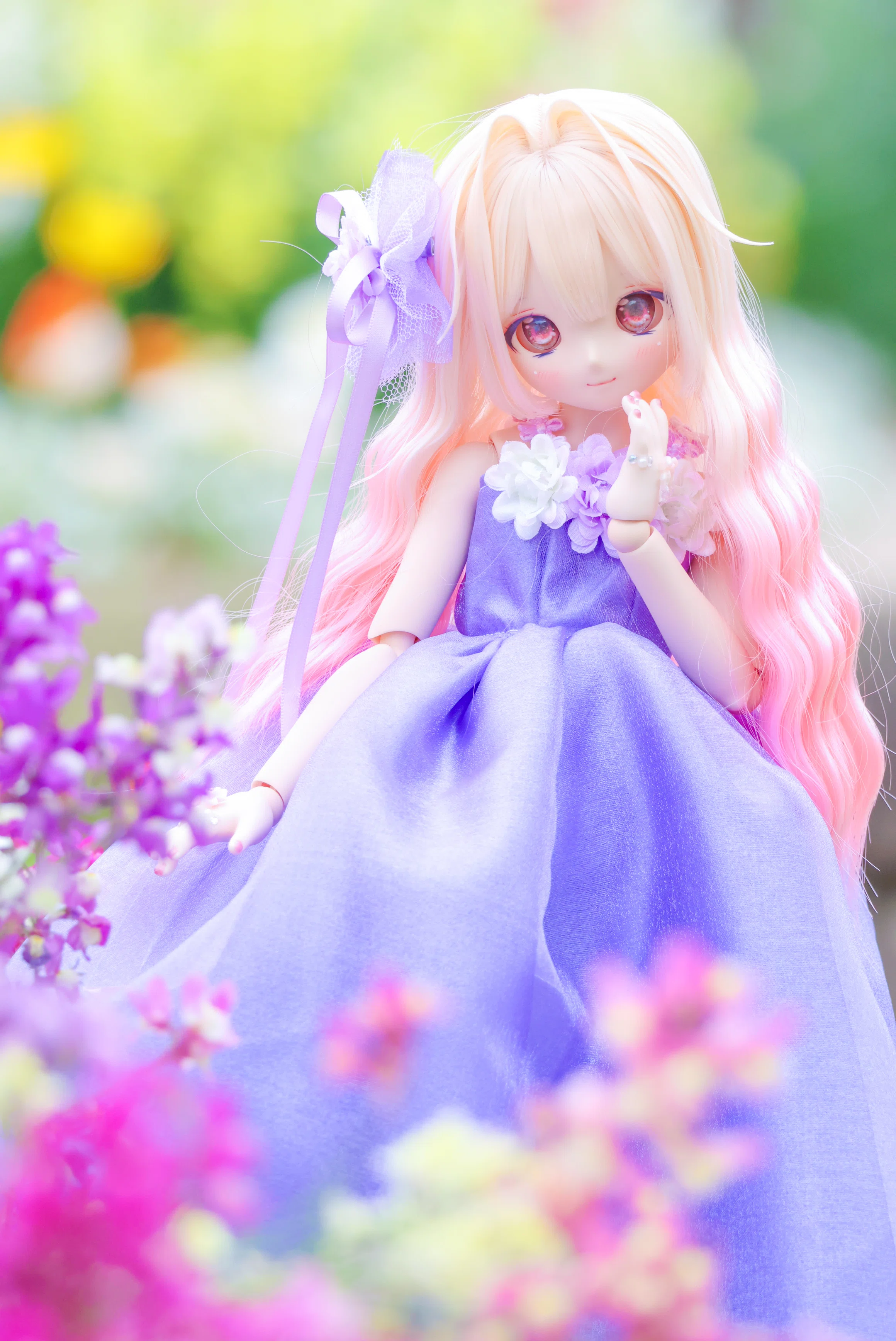 ドール撮影】お花畑のプリンセス｜なつき