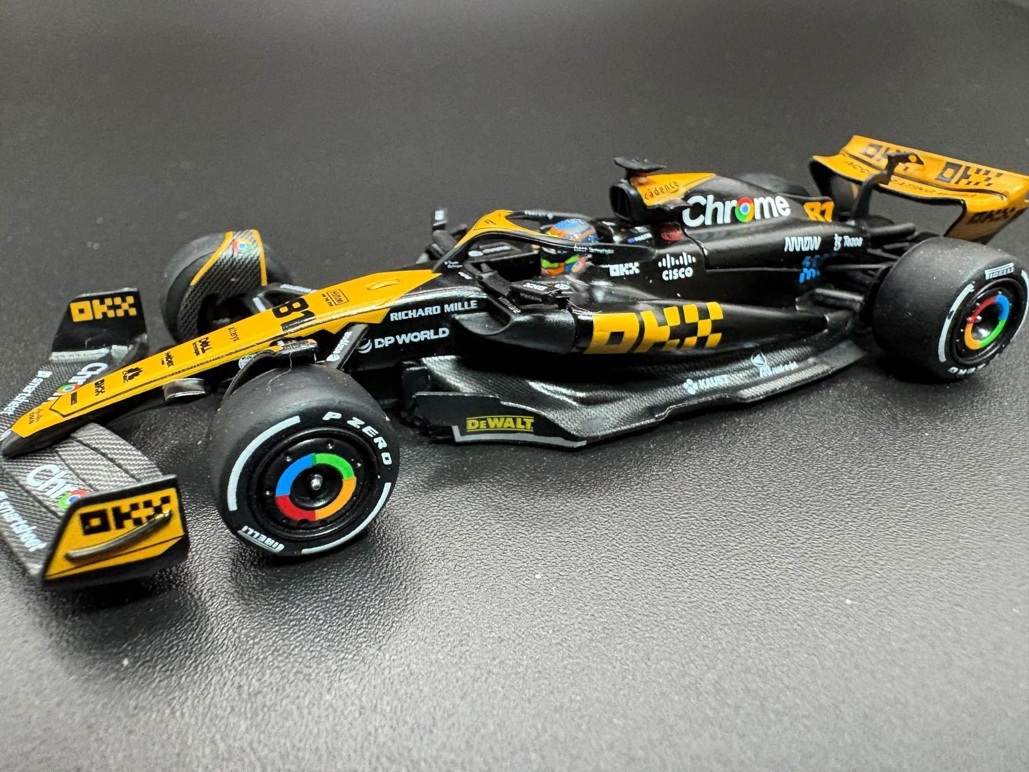 McLaren MCL60 MonacoGP 2023 オスカーピアストリ MINI-GT 1/64 マクラーレン F1 MCL60 2023 3位入賞車 #81 日本