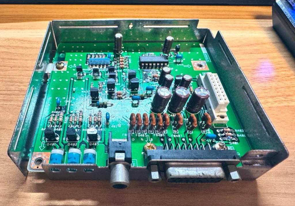 X68000 XVI 修理記録④ - 基板3枚のコンデンサ交換｜017