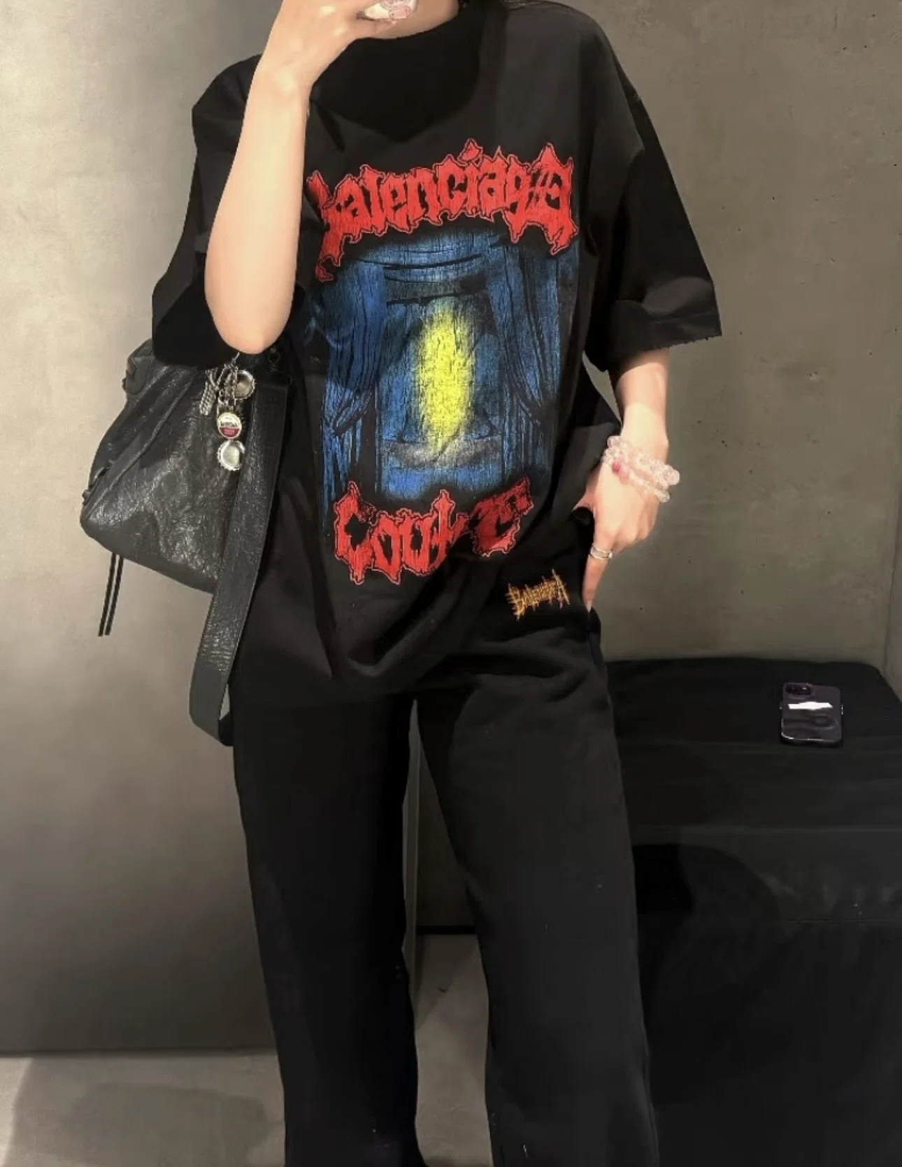 バレンシアガ Salon De Couture Tシャツ764235TUVD51000｜Fog Kicks