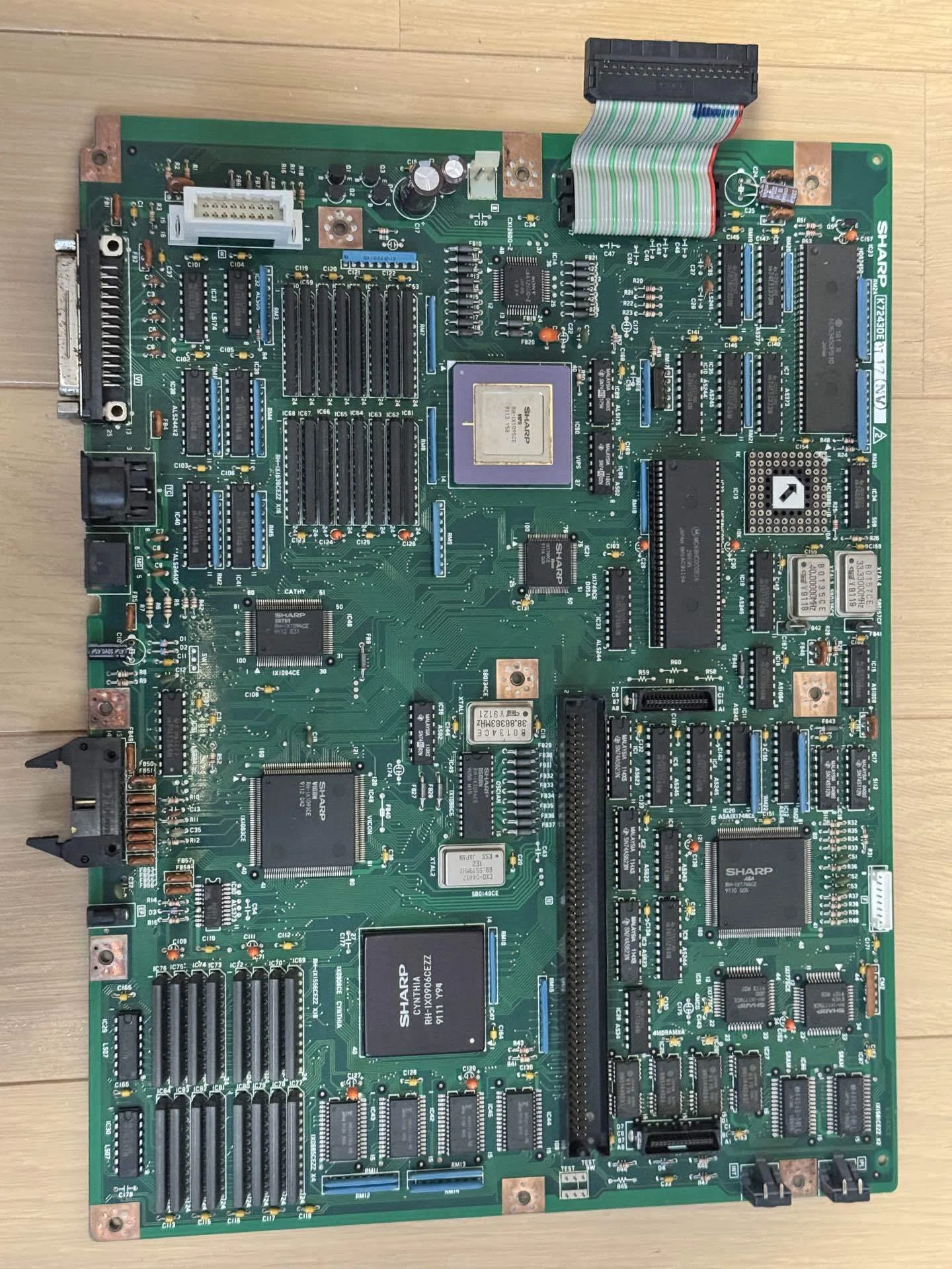 X68000 XVI 修理記録④ - 基板3枚のコンデンサ交換｜017