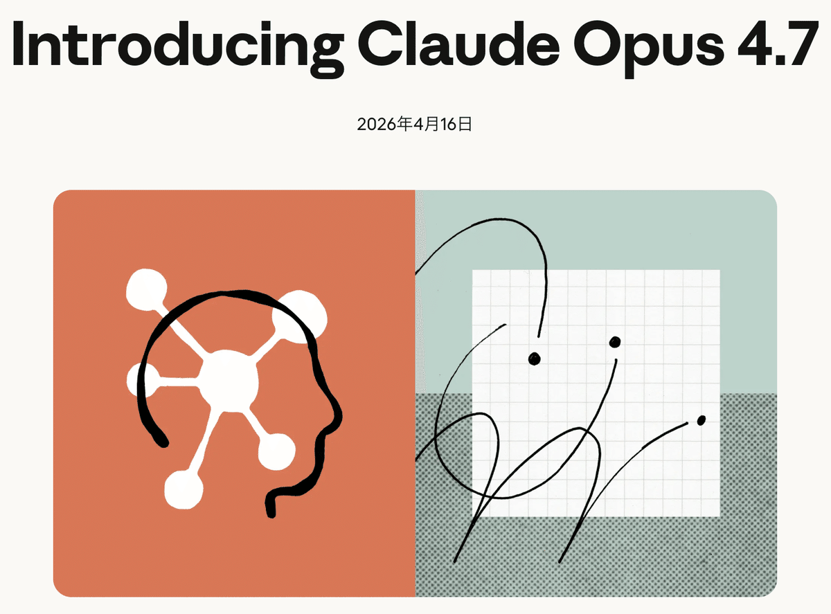 Claude Opus 4.7の紹介画像