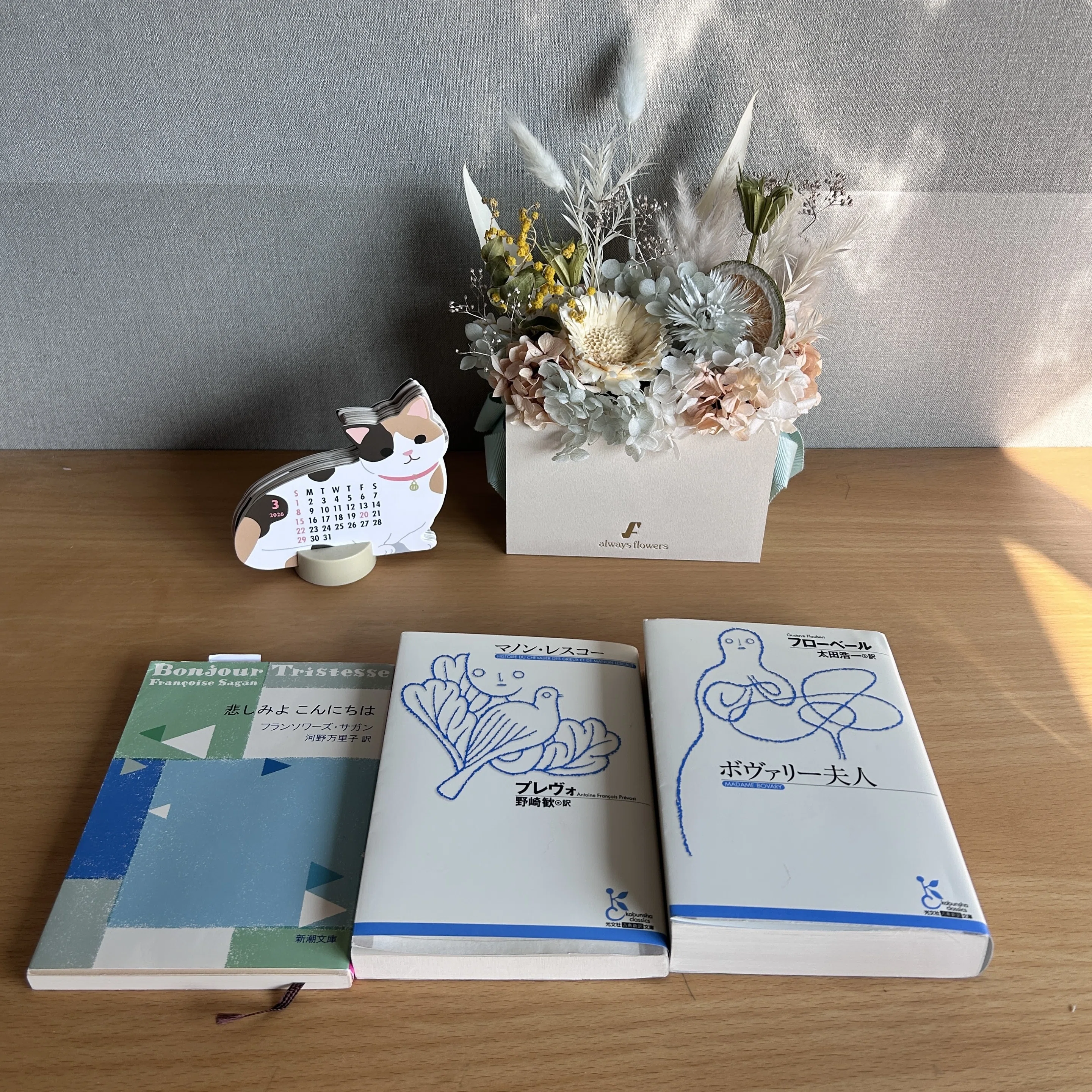 フローベール 古典文学作品集　フランス語 読書】3月に読んだフランス文学と、それぞれの視点の話｜みどりの