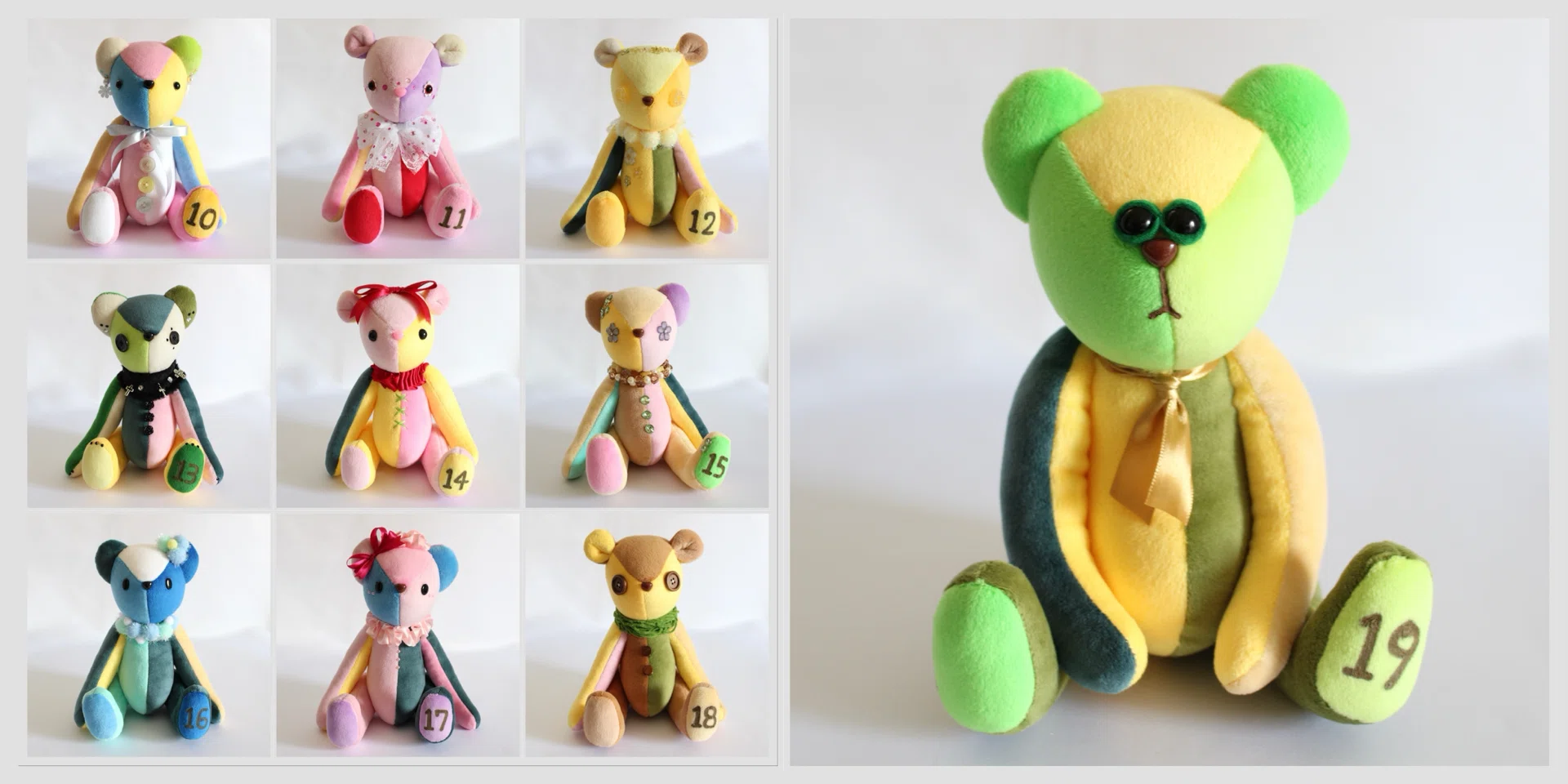 クマの学園作ってみた🧸｜yuka（mizuki）|ぬいぐるみ作家