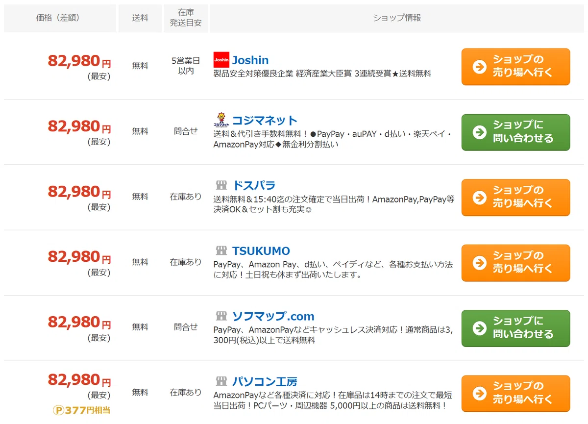 同一特価継続】新製品の複数発売で活気があった秋葉原のマザーボードの