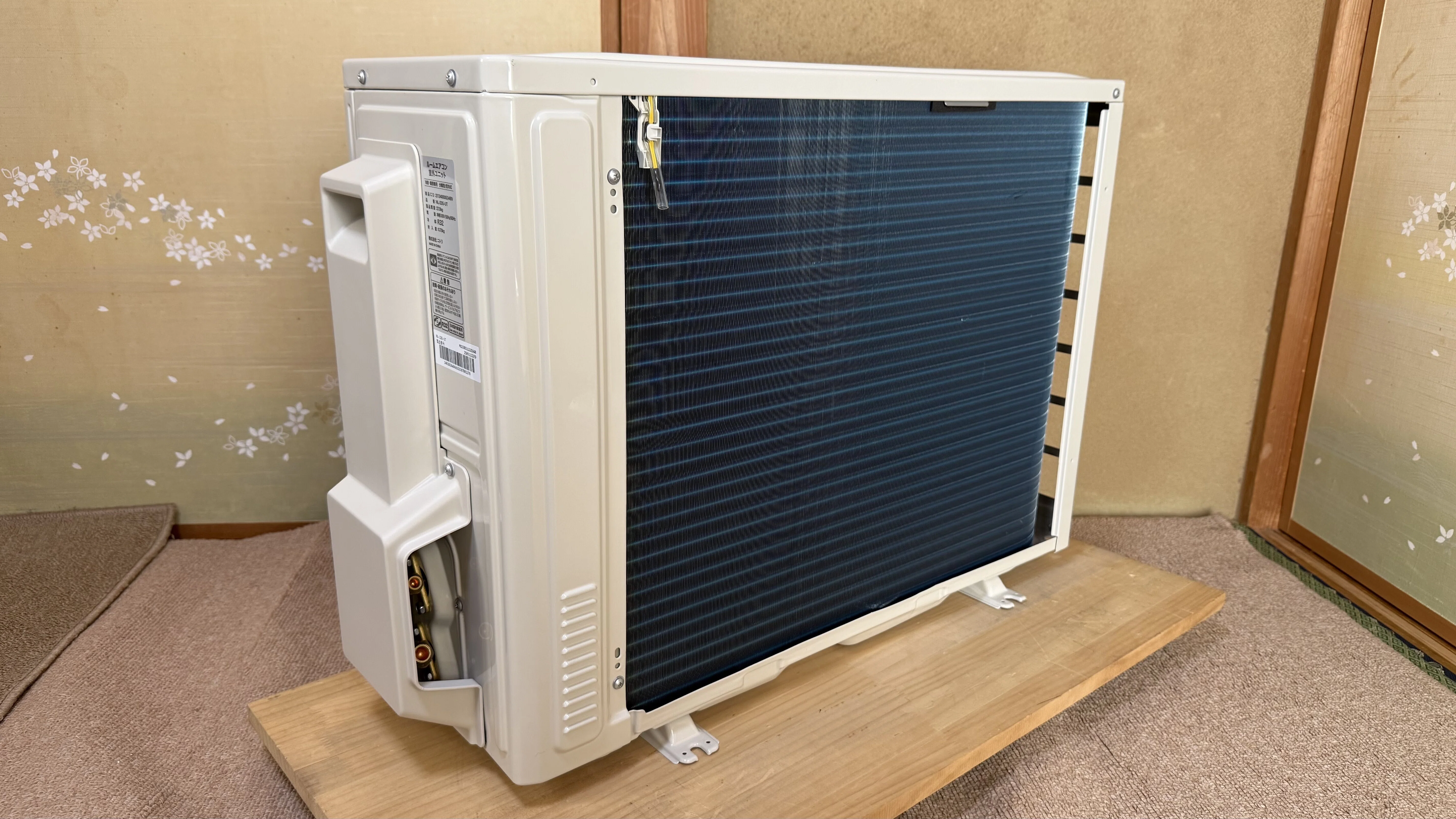 ニトリのエコで楽エアコン NL-22G 室外機の分解調査 6畳用/100V/2025