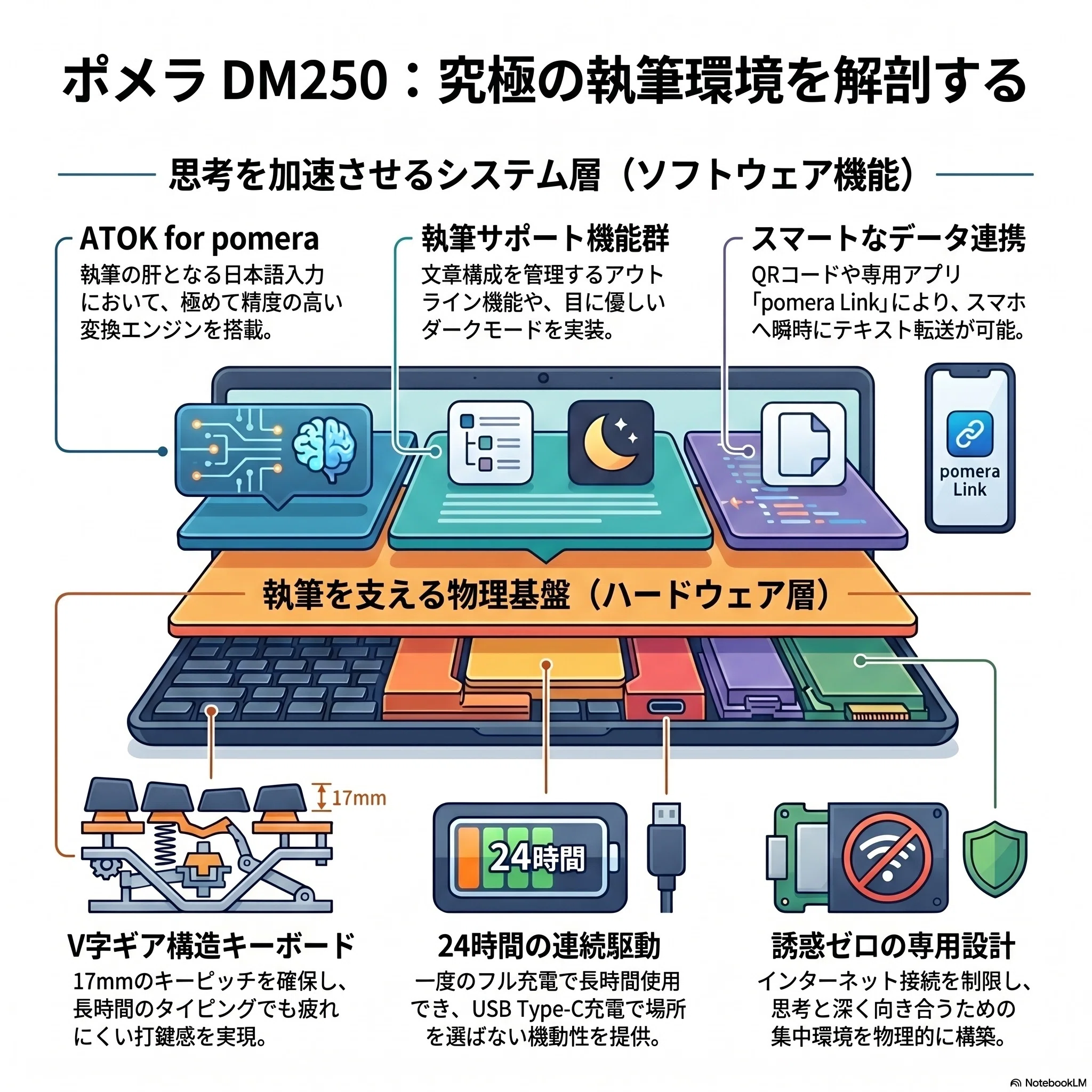 書くこと」に溺れる快感。最強のテキスト入力専用マシン「ポメラ DM250