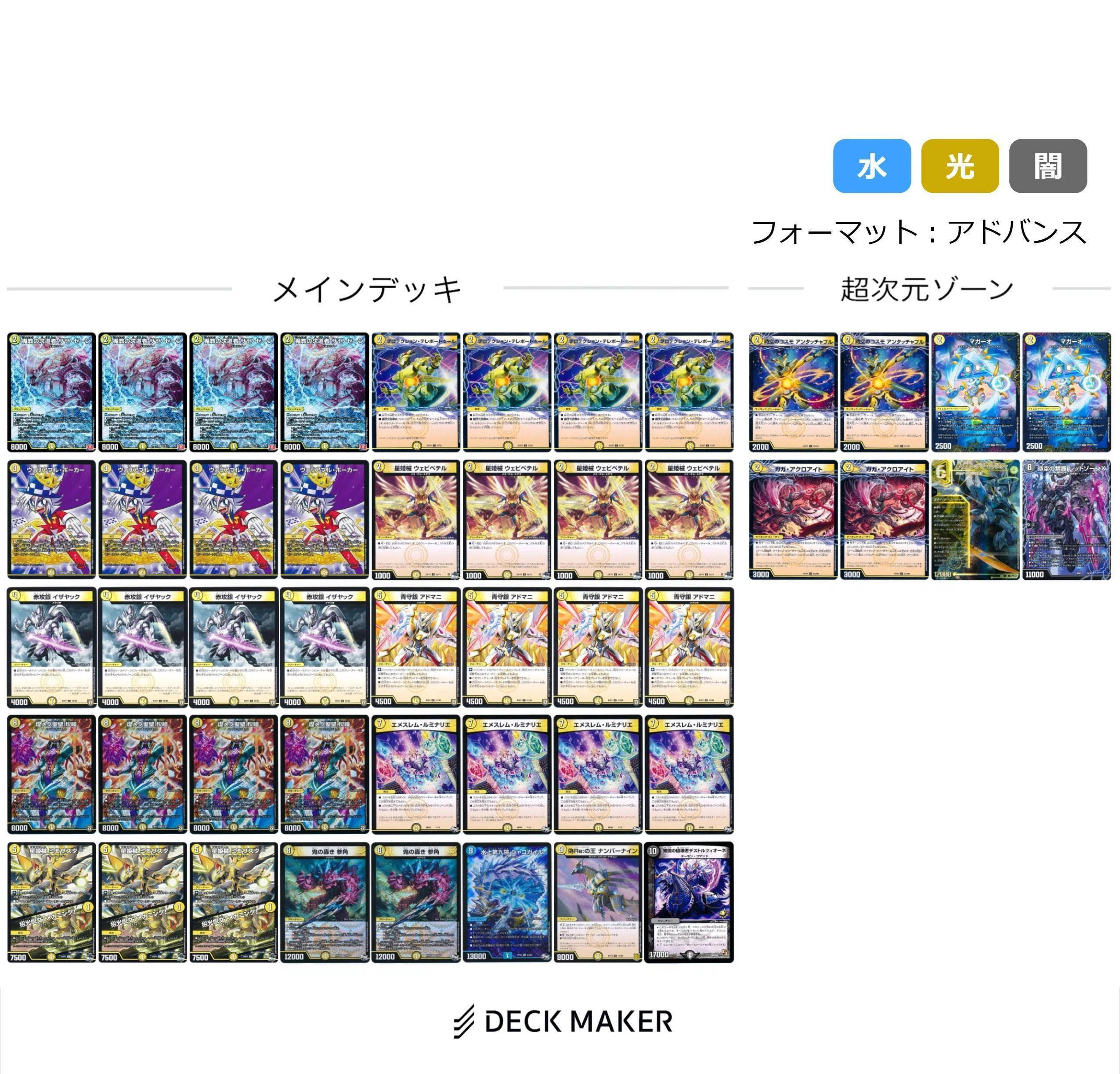 インベリア デッキ 最速3kill】光単ルミナリエ備忘録｜kaisindon