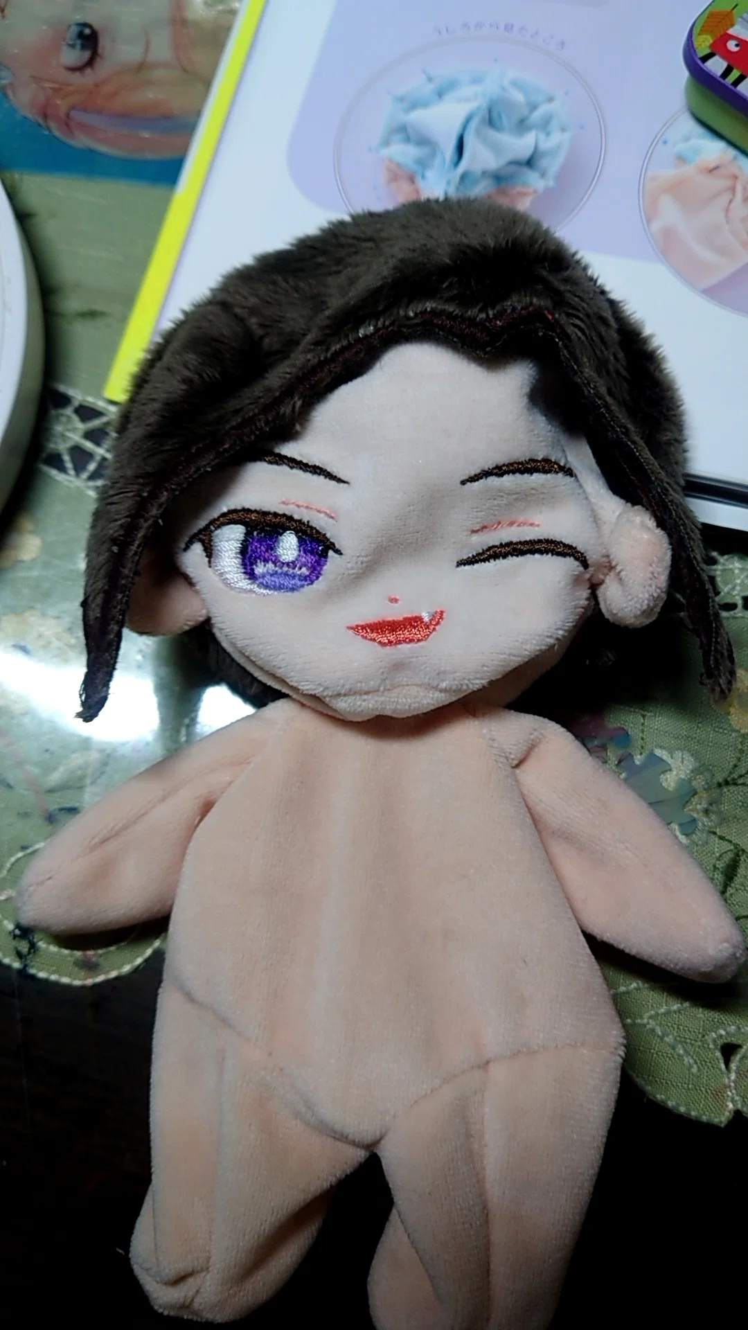 ぬい作り初めてした時の失敗記録⑤髪の毛作れない……｜ぷすら