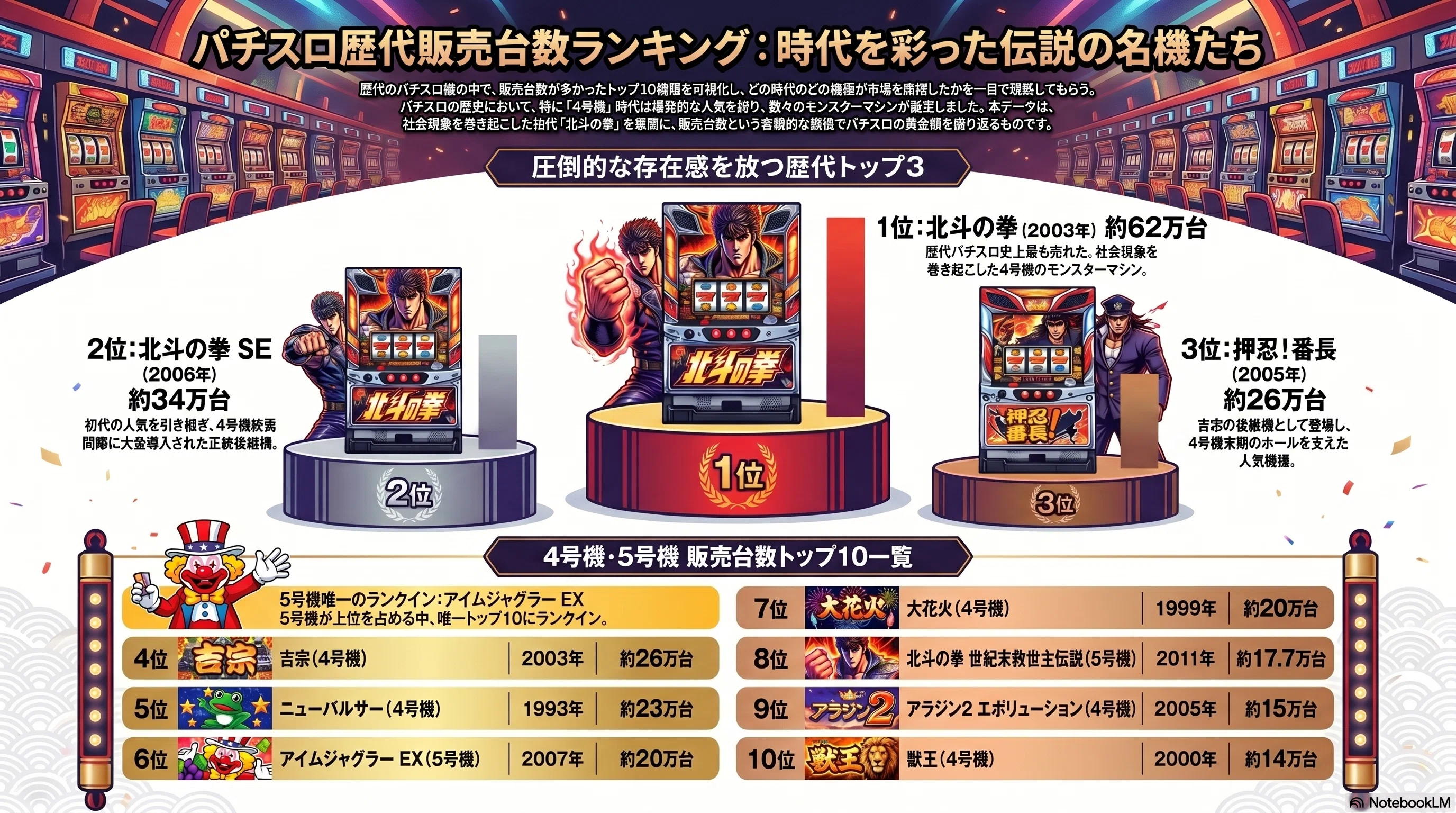 5号機からスマスロへ：パチスロ機の歴史的変遷と市場動向に関する総括