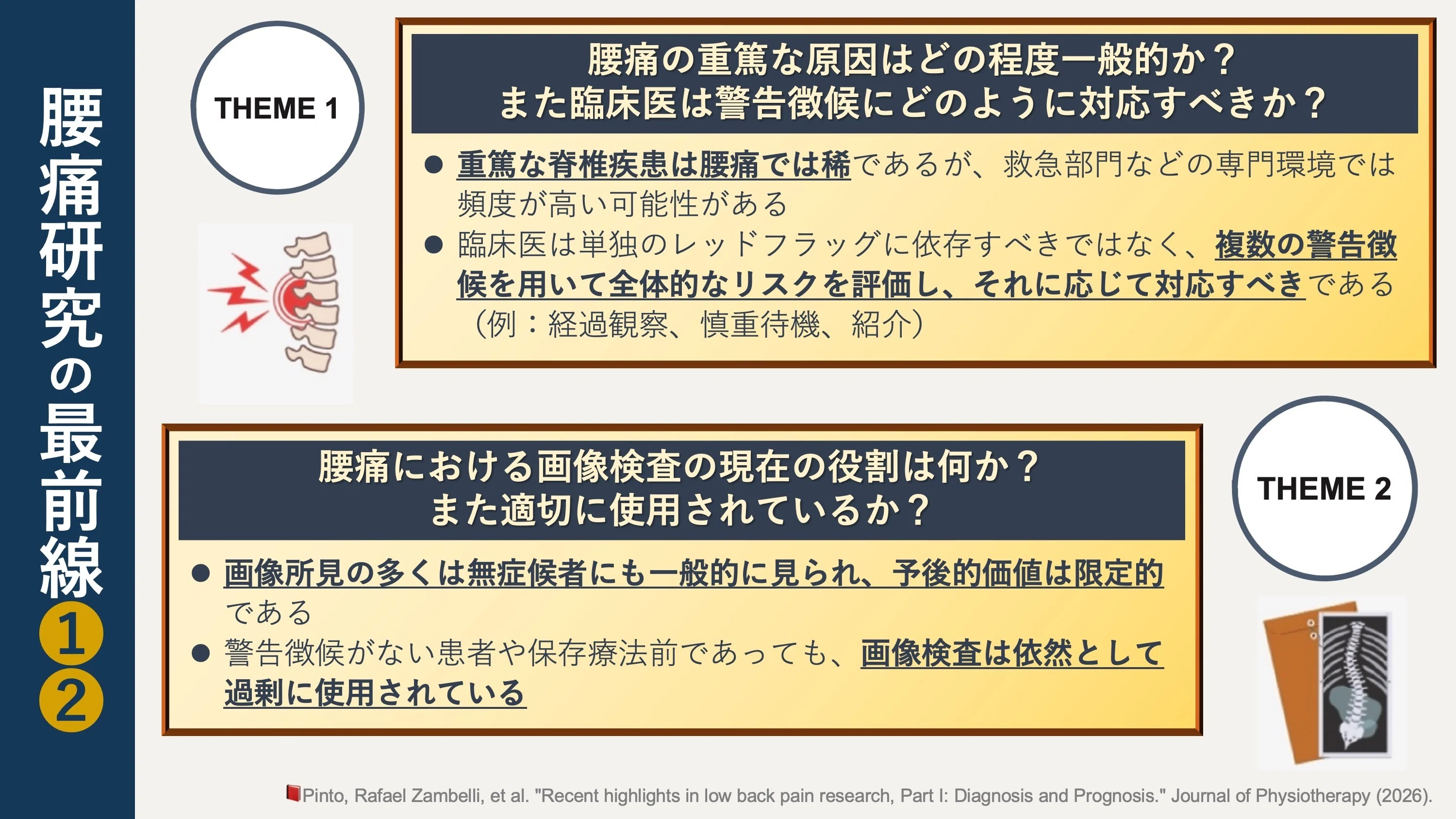 腰痛研究の最前線：診断と予後｜Super Human | 理学療法士／保健学博士