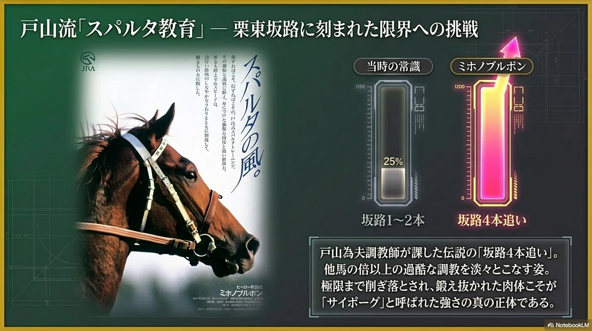 ミホノブルボン -鍛えられた最強馬-｜ハサミおじさん