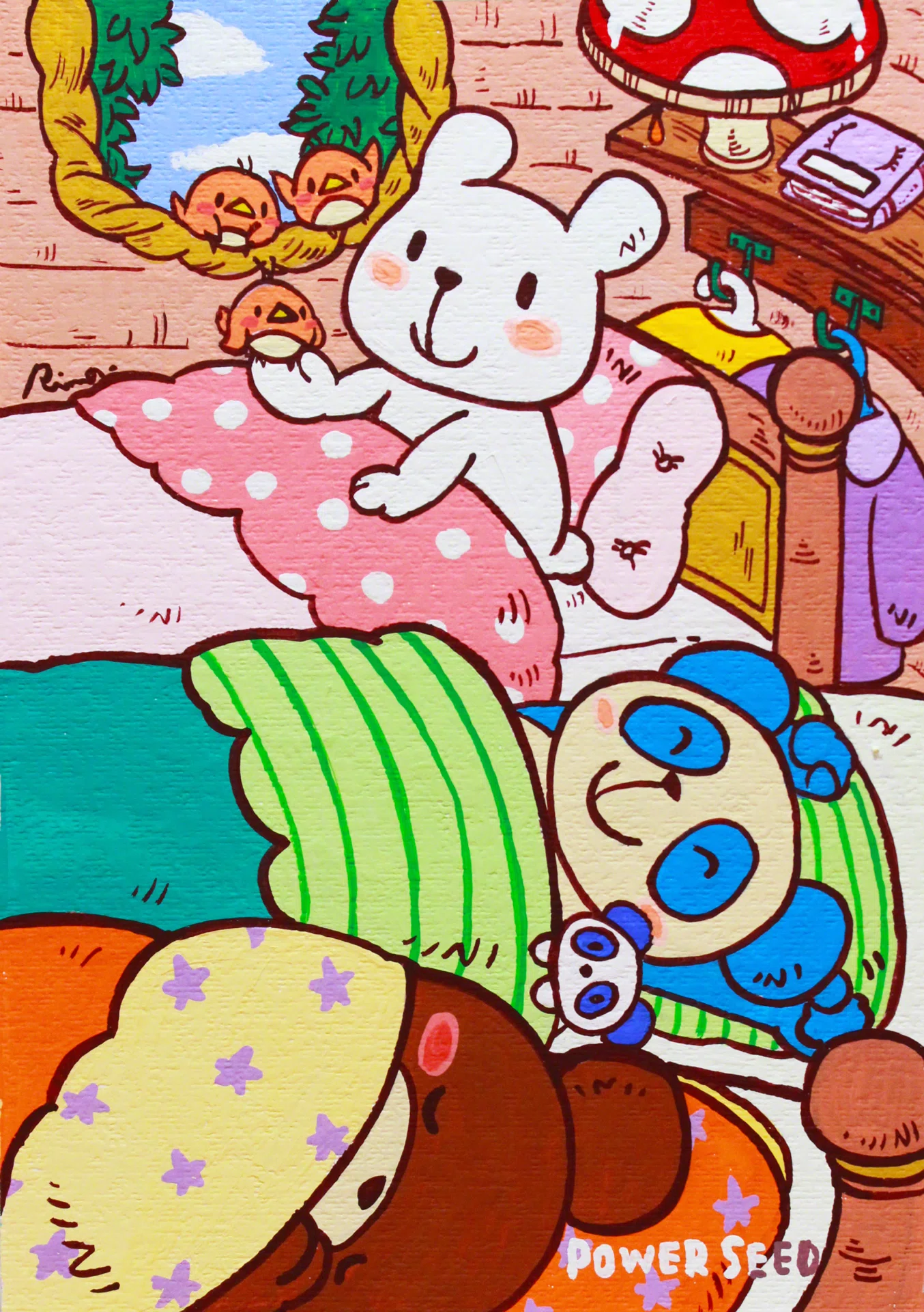 くま様☆専用ページ 個展まであと15日！｜POWER SEED 北澤 里奈｜生きざまを色で刻む表現者