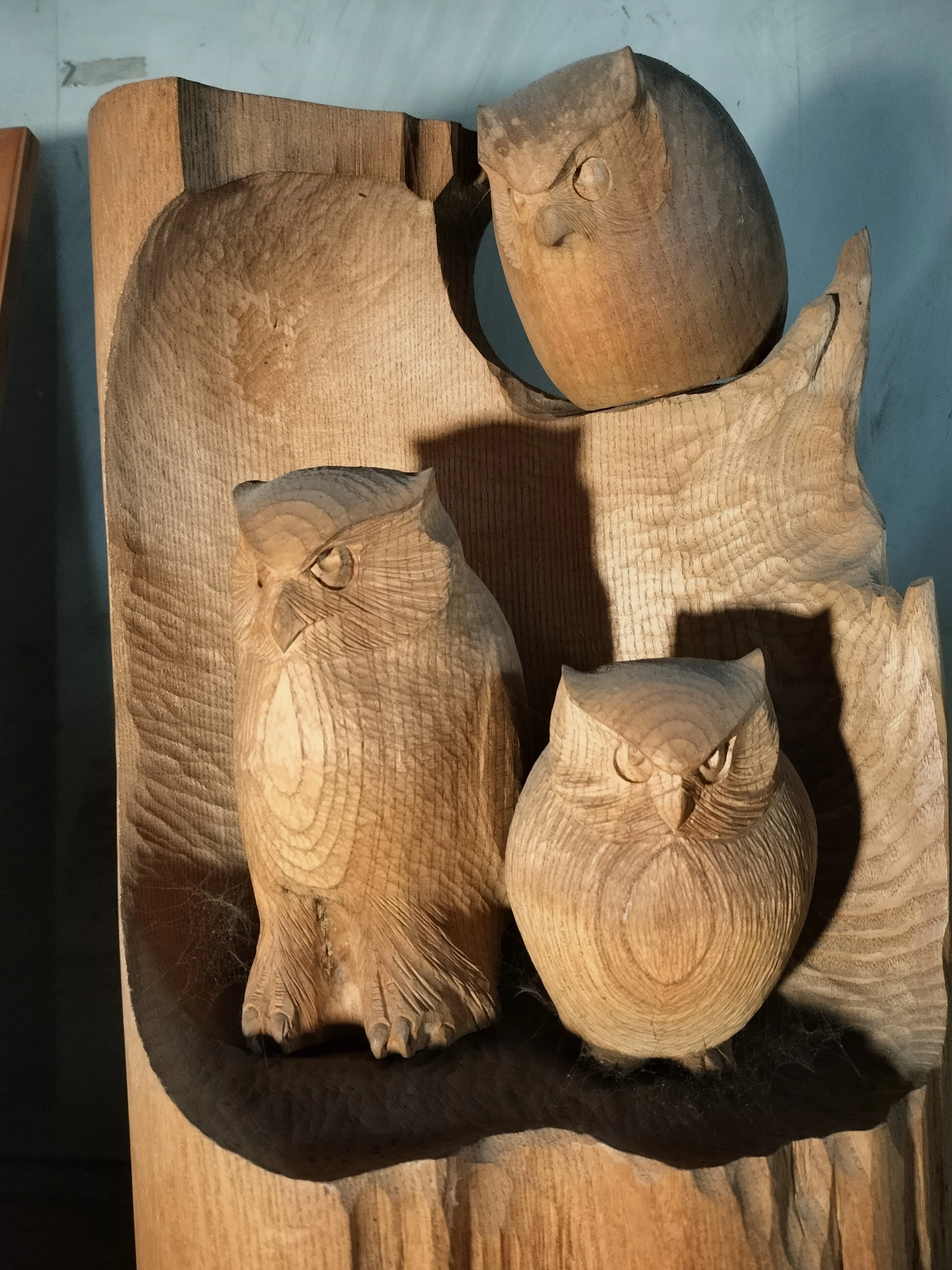 栗山町の木彫り作家、中原篤さんのシマフクロウ｜muuya9928
