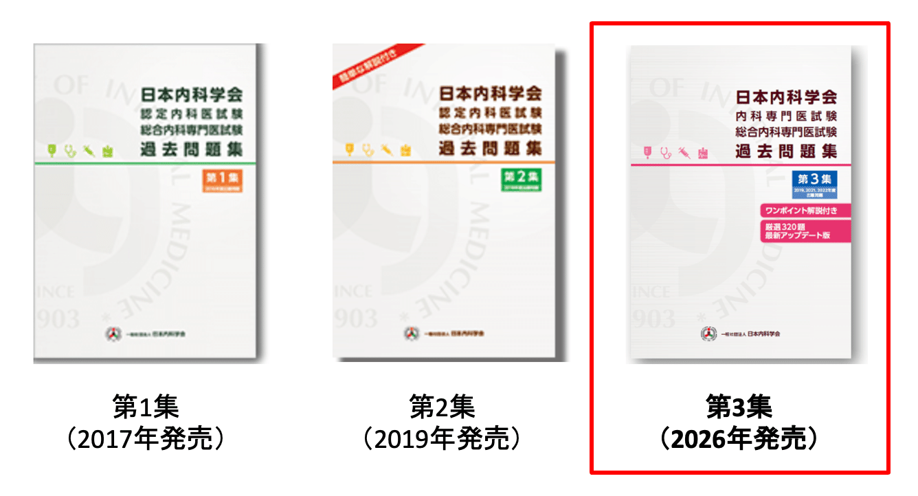 番外編】内科専門医試験・総合内科専門医試験 過去問題集（第3集