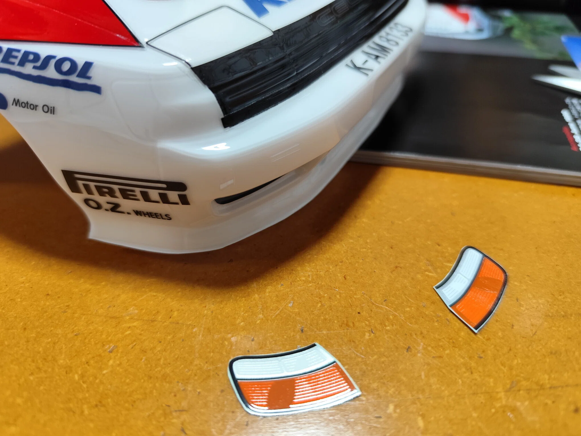 ラジコン#6「タミヤ 1/10RC トヨタ セリカ GT-FOUR」ボディー盛れ#2