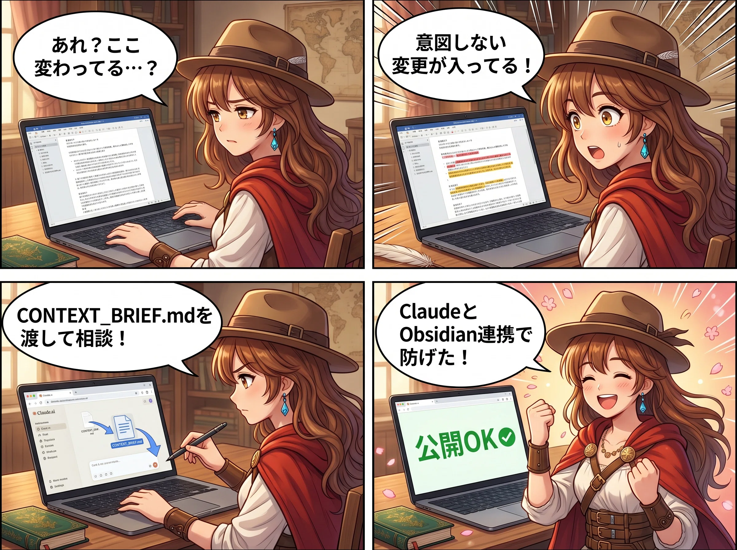 文脈ノートObsidianと2つのClaudeの三者連携で解決！｜Azalea（アザリア）