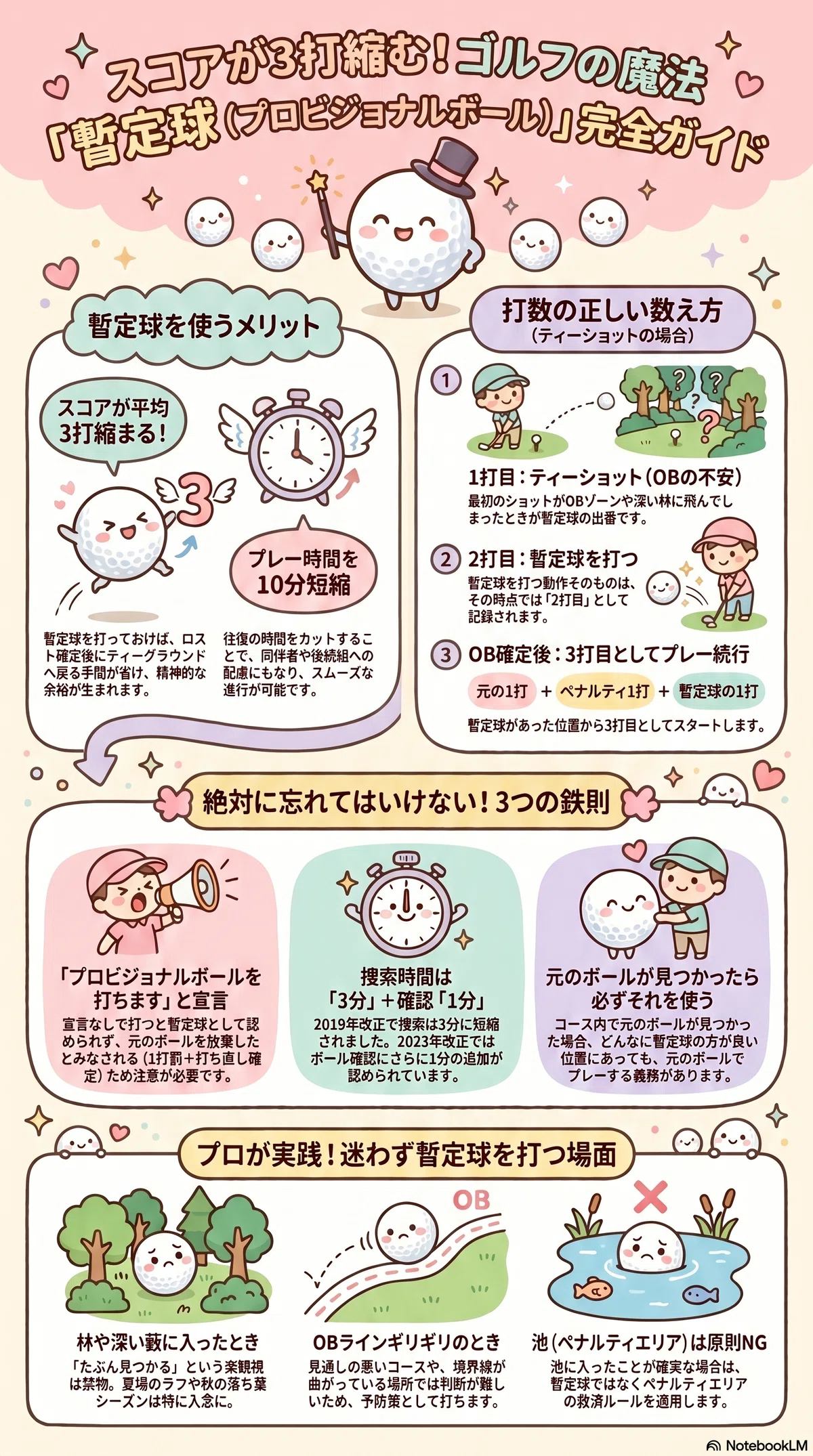 ゴルフ ob 数え 方