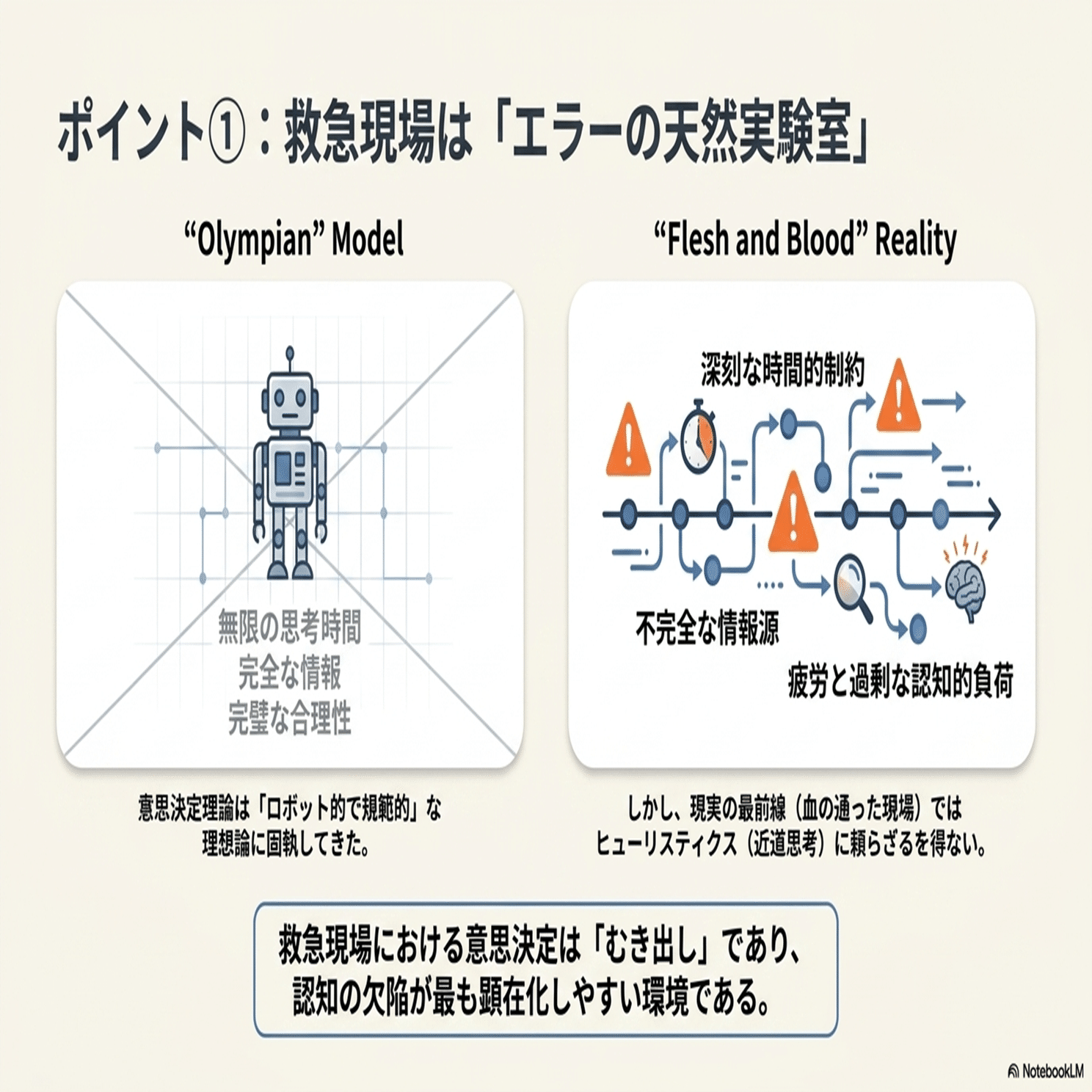 現場の直感を過信するな！医療安全を支える認知的強制ルール｜リキ