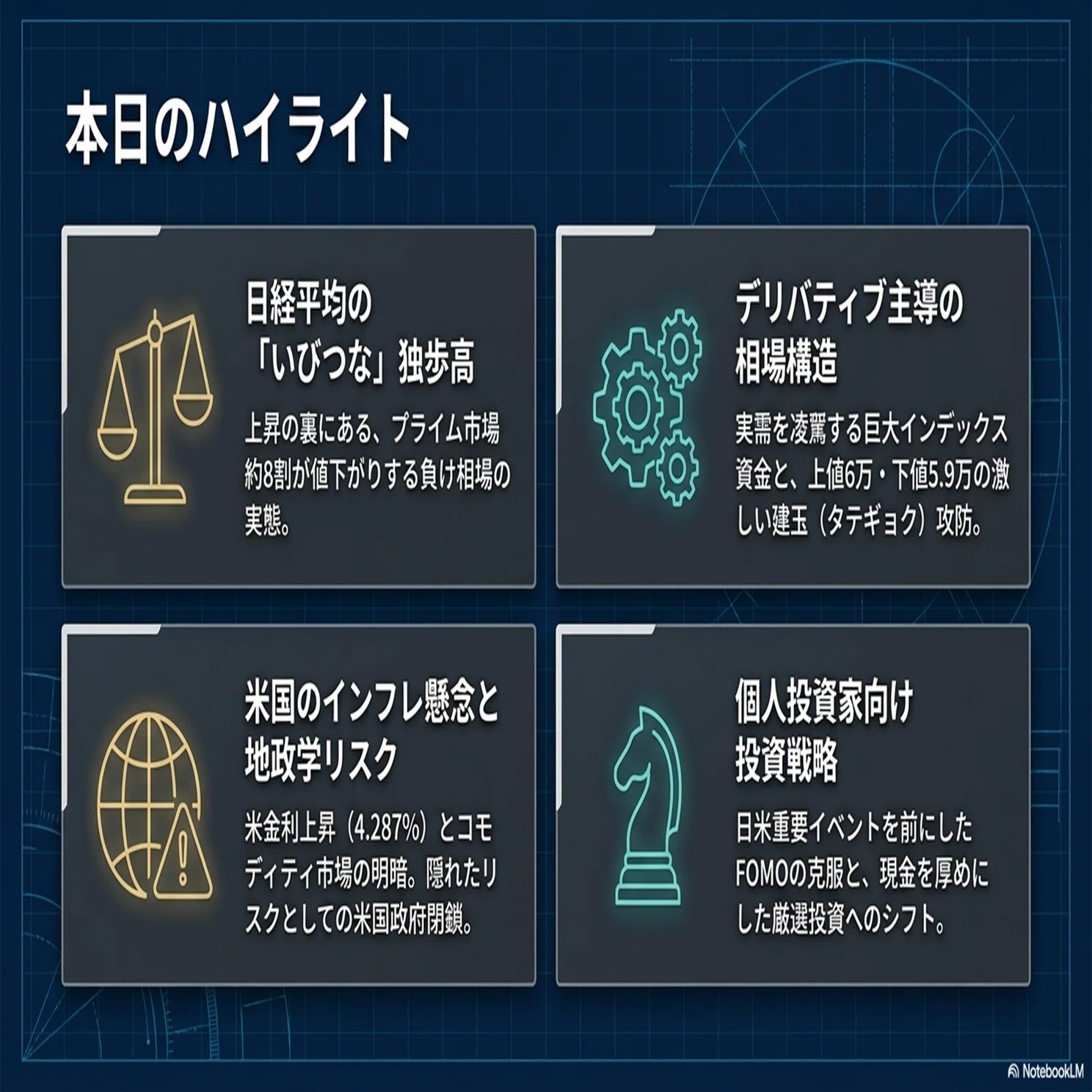2026/4/22】マーケットレビュー：「極端な二極化を呈する日本市場