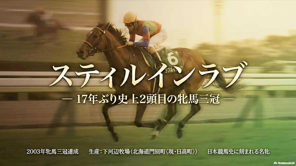 スティルインラブ -17年ぶり史上2頭目の牝馬三冠-｜ハサミおじさん
