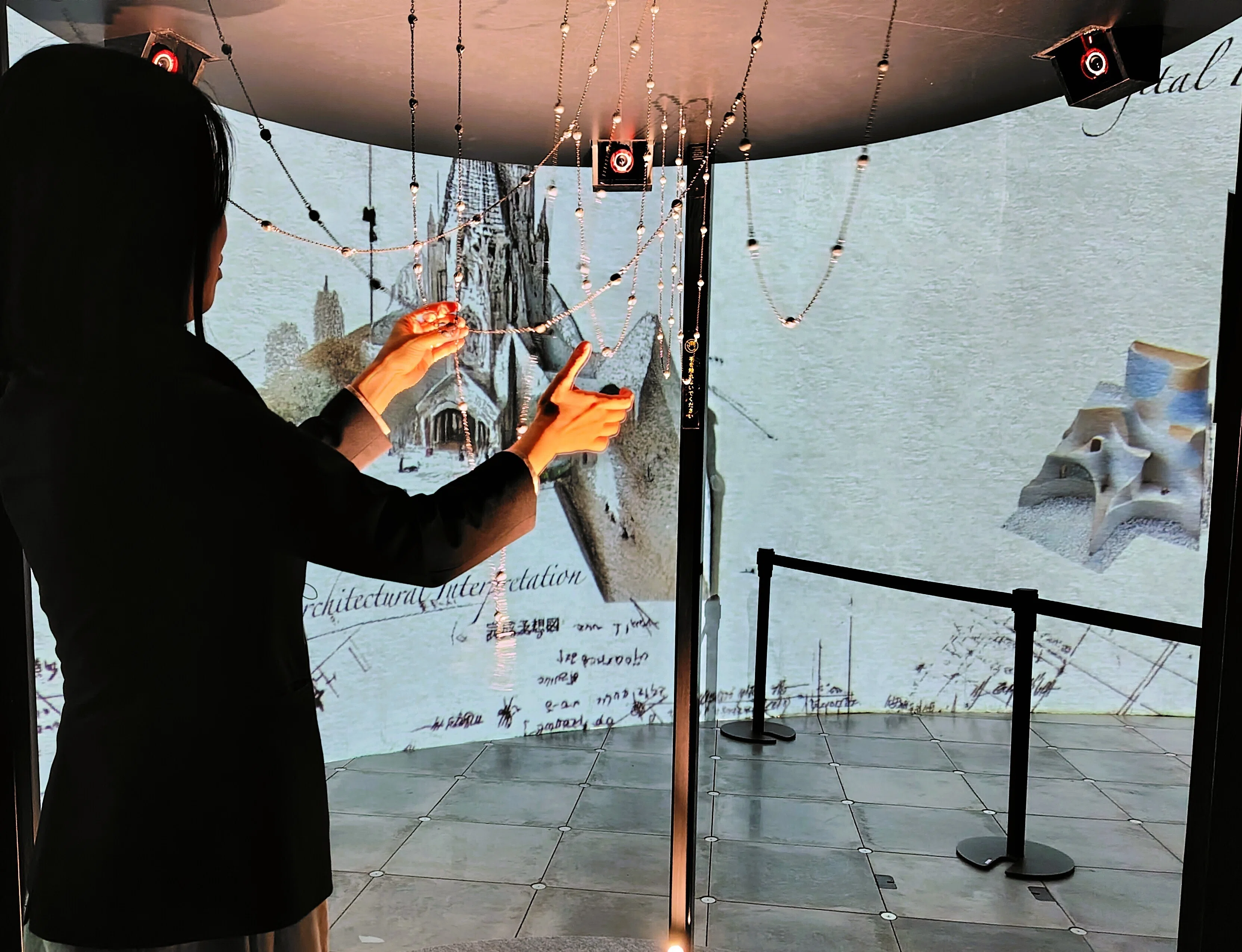 Visiting NAKED meets Gaudi Exhibition (Osaka). World-first public