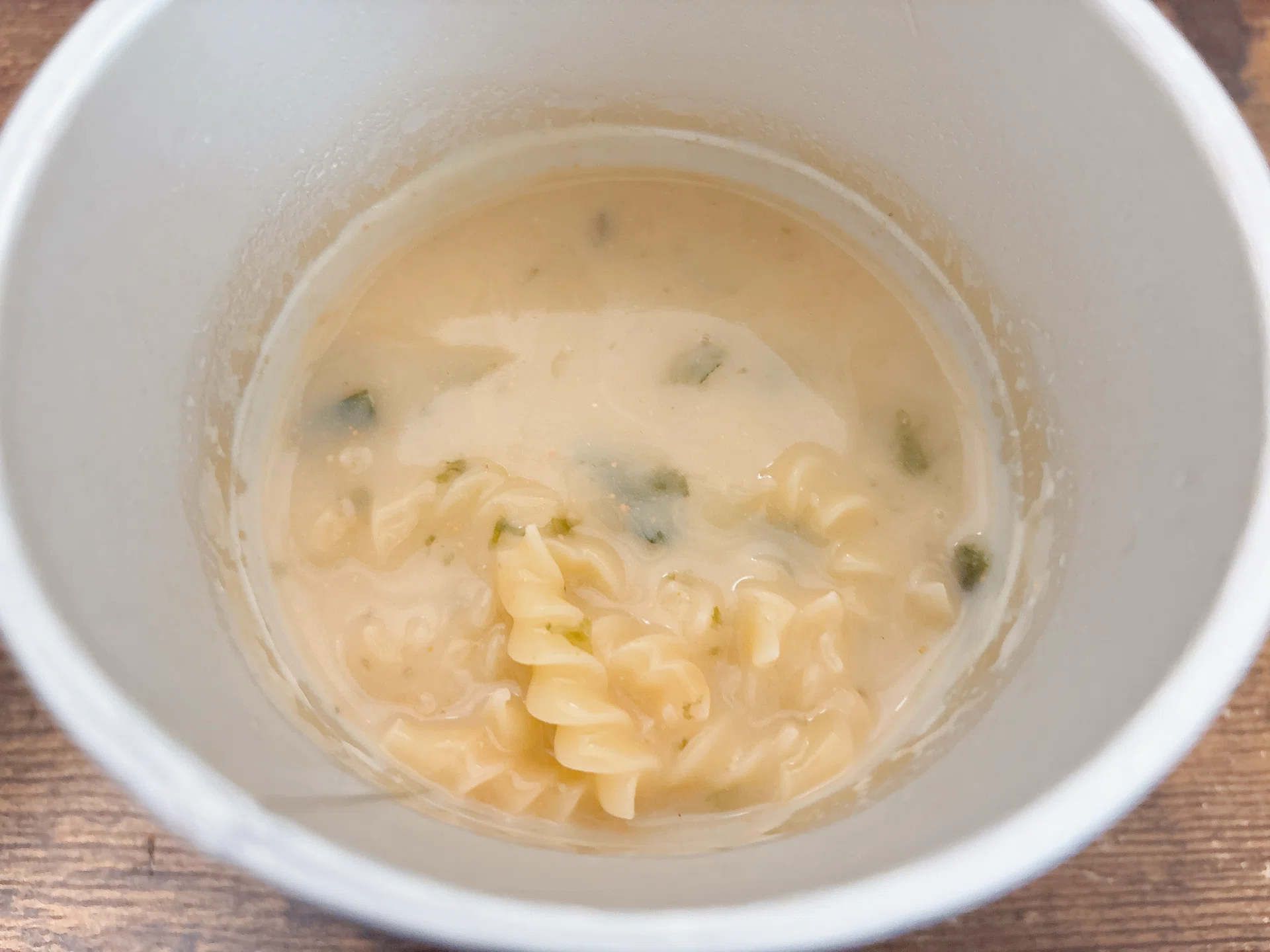 カップ麺格付け#485 スープDELI たらこクリームスープパスタ＜豆乳