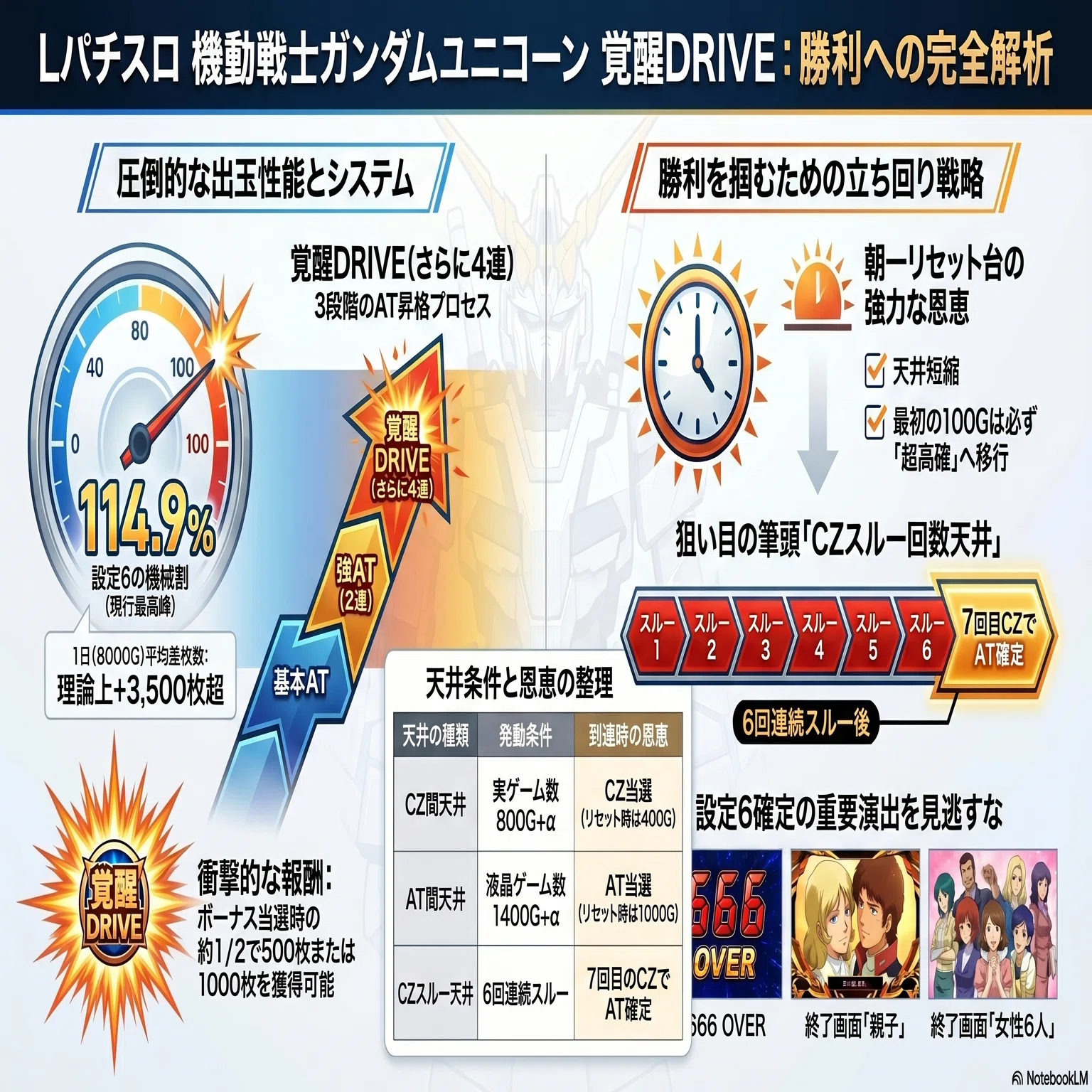 呪縛」か「覚醒」か？ 設定6・114.9%の衝撃——『Lガンダムユニコーン