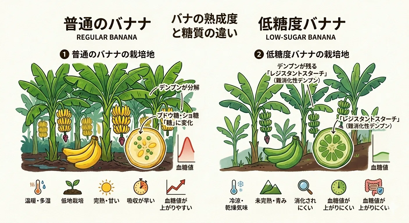 低 血糖 バナナ