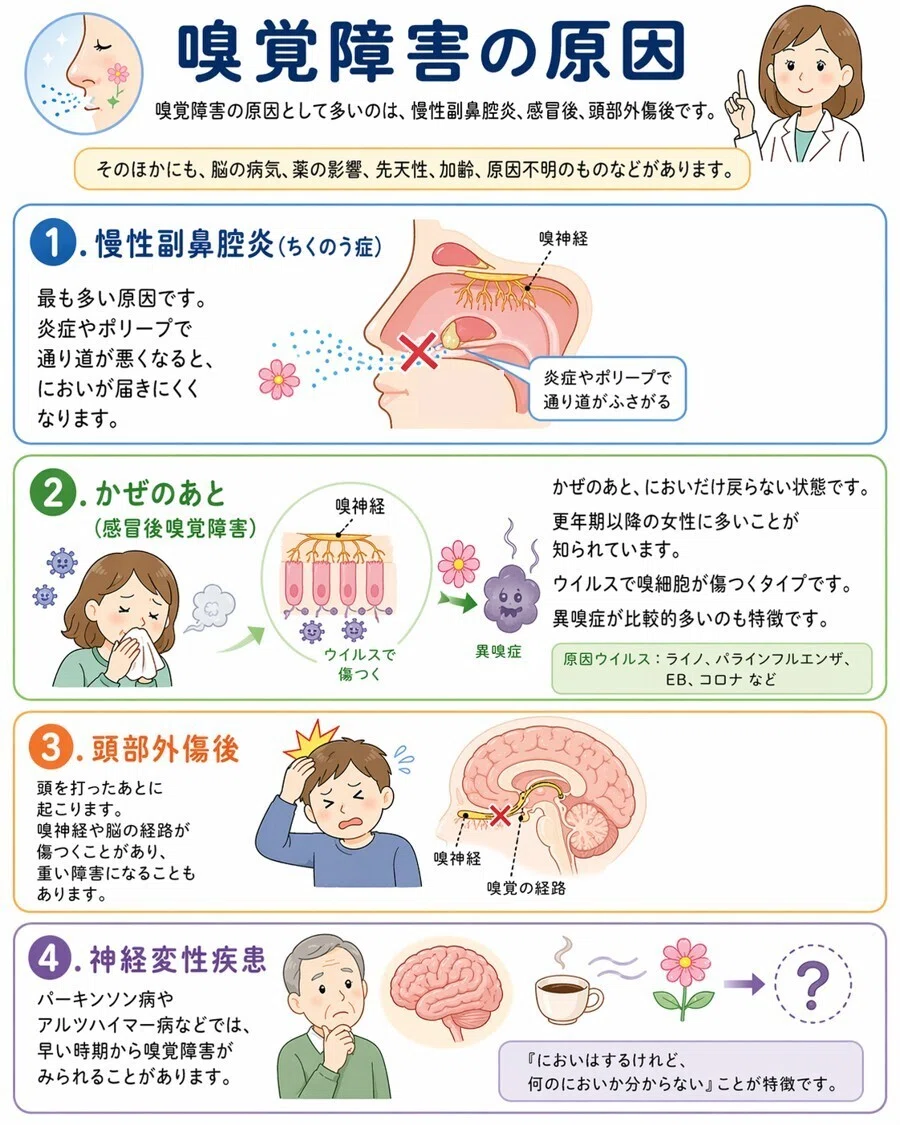 風邪 嗅覚 障害