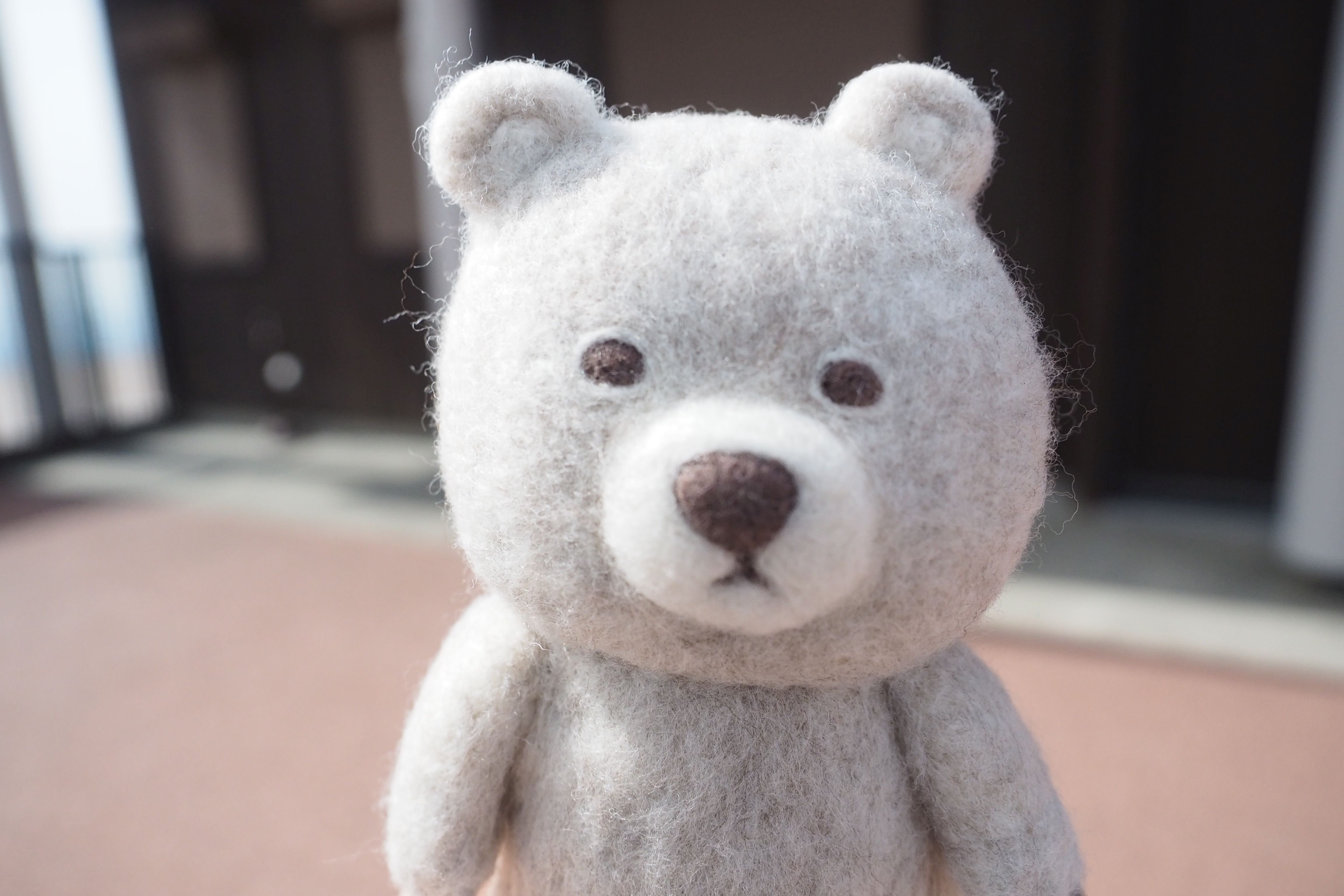 ★SLEEPY SHEEP★くま★フェルト★TOWER★ぬいぐるみ★ほぼ日★ ちくちくフェルトのくまショップ | 生活のたのしみ展2023 - ほぼ日